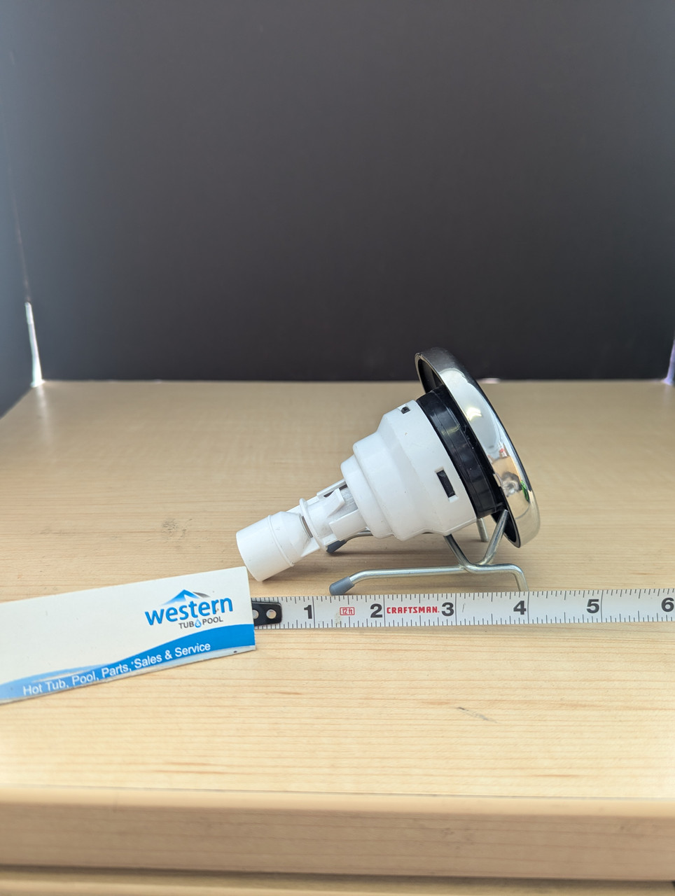 Improve Your Spa Experience Today!

Revitalize your hot tub with the Replacement Waterway Clip-In Poly Storm Rotational Jet Insert by Dynasty.
This high-quality replacement jet provides a circular, spinning, or swirling massage that mimics a kneading motion, often described as a "hands-on" Swedish-style massage. This type of jet is designed to target larger muscle groups by constantly moving a concentrated stream in a sweeping pattern, providing a deeper massage that helps improve circulation, reduce fluid retention, and release tension without causing skin discomfort

The Ultimate Jet Replacement for Your Dynasty Spa
Is a broken or worn-out jet diminishing your relaxation? It's time for an upgrade. The Replacement Dynasty Clip-In poly Storm rotational Jet is designed for a seamless fit and superior performance, restoring your hot tub's hydrotherapy power while providing a mesmerising light show. 

Key Features:
Targeted Massage: The rotational design provides a circular, spinning, or swirling massage, perfect for soothing sore muscles and relieving tension.
Sleek, Modern Look: Featuring a sleek stainless steel trim, this jet adds a touch of modern elegance to your spa's interior.
Perfect Fit: With a 3.5" face and a simple snap-in design, installation is quick and effortless. This replacement part is specifically designed by Waterway, ensuring compatibility and a secure connection.
Powerful Performance: As a poly storm jet, it delivers a powerful water stream in a small package.
Ready for a Better Soak?
Don't let a faulty jet keep you from the powerful massage and deep relaxation you deserve. This easy-to-install replacement part is the perfect solution to enhance your spa.

recycled from older Dynasty hot tubs
While there may be minor wear and discoloration due to the product being recycled, rest assured that all our jets are in good condition with durable snap-in clips.
***Please note that the availability of this recycled part may vary based on stock. We strive to keep our inventory freshly rotated, so you can always find what you need. If this product is out of stock, please add it to your wish list to be notified when new stock arrives. 

By properly maintaining your hot tub, you can ensure that it stays in top condition and provides you with a relaxing and enjoyable experience every time you use it. And by choosing recycled replacement parts, you can also do your part in promoting sustainability and reducing waste. 

 

Do you offer support for other hard-to-find parts?
Absolutely. Western Tub and Pool stocks a vast inventory of replacement hot tub repair parts. If we don't have it listed, give us a call—we can likely source it for you.

Need Help Finding the Right Part?
We know that identifying the exact replacement part for your spa can be difficult. At Western Tub and Pool, we specialize in hard-to-find parts.
1. Check Your Part Number: If you have the old jet, look for a part number stamped on the plastic.
2. Send Us a Picture: Not sure what you're looking at? Snap a photo and email it to us at fixmytub@gmail.com.
3. Call the Experts: Speak directly with our team at 1-855-248-0777 for immediate guidance.

Get Your Spa Running Like New
Don't settle for a lackluster soak. Order your replacement parts today or contact our experts for personalized help.