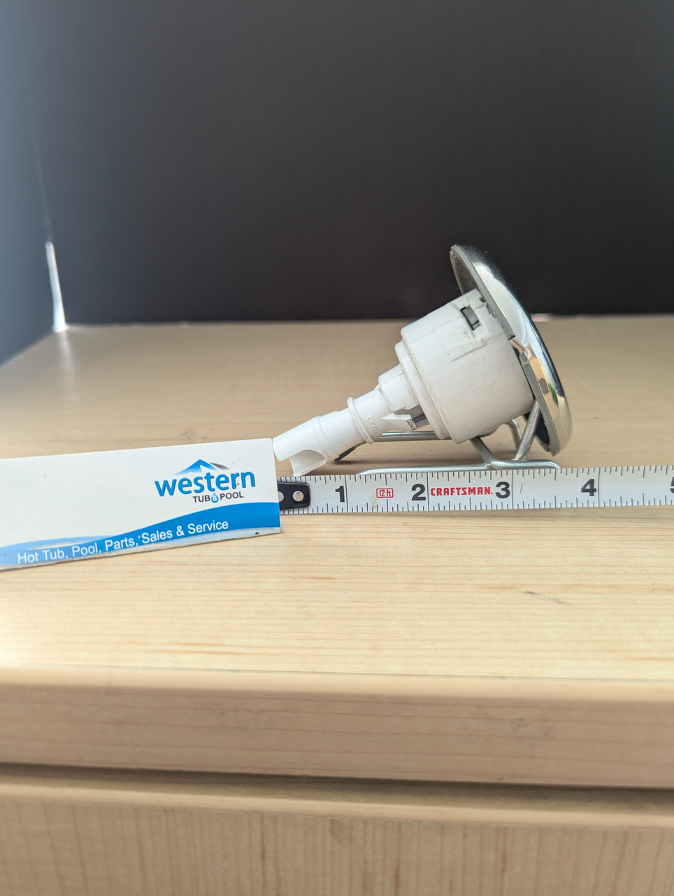 Improve Your Spa Experience Today!

Revitalize your hot tub with the Replacement Waterway Clip-In Cluster Storm Directional Smooth SS Jet Insert.
The jet can be adjusted to point any direction, creating a dynamic water flow that focuses on sore muscles and relieves built-up stress, providing a therapeutic spa experience from the comfort of your home

The Ultimate Jet Replacement for Your Spa
Is a broken or worn-out jet diminishing your relaxation? It's time for an upgrade. The Replacement Clip-In cluster Storm directional smooth SS Jet is designed for a seamless fit and superior performance, restoring your hot tub's hydrotherapy power while providing a mesmerising light show. 

Key Features:
Targeted Massage: The directional design provides a targeted, dynamic water flow that focuses on sore muscles.
Sleek, Modern Look: Featuring a sleek stainless steel trim, this jet adds a touch of modern elegance to your spa's interior.
Perfect Fit: With a 2.5" face and a simple snap-in design, installation is quick and effortless. This replacement part is specifically designed by Waterway, ensuring compatibility and a secure connection.
Powerful Performance: As a cluster storm jet, it delivers a powerful water stream you expect.
Ready for a Better Soak?
Don't let a faulty jet keep you from the powerful massage and deep relaxation you deserve. This easy-to-install replacement part is the perfect solution to enhance your spa.

recycled from older hot tubs
While there may be minor wear and discoloration due to the product being recycled, rest assured that all our jets are in good condition with durable snap-in clips.
***Please note that the availability of this recycled part may vary based on stock. We strive to keep our inventory freshly rotated, so you can always find what you need. If this product is out of stock, please add it to your wish list to be notified when new stock arrives. 

By properly maintaining your hot tub, you can ensure that it stays in top condition and provides you with a relaxing and enjoyable experience every time you use it. And by choosing recycled replacement parts, you can also do your part in promoting sustainability and reducing waste. 

 

Do you offer support for other hard-to-find parts?
Absolutely. Western Tub and Pool stocks a vast inventory of replacement hot tub repair parts. If we don't have it listed, give us a call—we can likely source it for you.

Need Help Finding the Right Part?
We know that identifying the exact replacement part for your spa can be difficult. At Western Tub and Pool, we specialize in hard-to-find parts.
1. Check Your Part Number: If you have the old jet, look for a part number stamped on the plastic.
2. Send Us a Picture: Not sure what you're looking at? Snap a photo and email it to us at fixmytub@gmail.com.
3. Call the Experts: Speak directly with our team at 1-855-248-0777 for immediate guidance.

Get Your Spa Running Like New
Don't settle for a lackluster soak. Order your replacement parts today or contact our experts for personalized help.