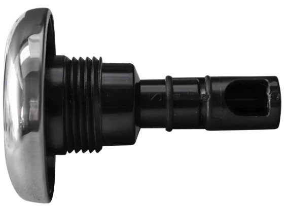 Upgrade your Canadian Spa Company hot tub today with the genuine Canadian Spa Company Black Ice (LJ) Directional jet insert


Designed to provide a targeted and powerful massage, enhancing the relaxation and rejuvenation of your hot tub experience. With the ability to direct and focus the water pressure on specific areas, you'll be able to relieve tension and soothe sore muscles with ease.

Made from high-quality plastic, our Directional Jets are built to last and withstand the harsh conditions of a hot tub environment. We understand the importance of longevity when it comes to hot tub accessories, which is why we've crafted these jets to ensure years of reliable performance. Plus, with their sleek design and easy-to-use functionality, our jets will seamlessly integrate with your hot tub's aesthetic, providing a more personalized spa experience in no time.

The Ultimate Jet Replacement for Your Spa
Is a broken or worn-out jet diminishing your relaxation? It's time for an upgrade. The Replacement Canadian Spa Company Black Ice Directional jet insert is designed for a seamless fit and superior performance, restoring your hot tub's hydrotherapy power.  

Key Features:
Targeted Massage: The directional design provides a targeted, dynamic water flow that focuses on sore muscles.
Sleek, Modern Look: Featuring a sleek stainless steel trim, built to last and withstand the harsh conditions of a hot tub, this jet adds a touch of modern elegance to your spa's interior with the reliable performance you expect
Perfect Fit: With a 2" face, this jet is designed for the following Canadian Spa Company hot tub models: Okangan Spa, Gander Spa, Granby Spa, Manitoba Spa, Muskoka Spa, Kelowna Spa, Cambridge Spa, London SE Spa, Burnaby Spa, Richmond Spa & Saskatoon Spa
Hassle-free Installation: These jets simply screw into place, allowing you to easily replace them without the need for professional assistance
Ready for a Better Soak?
Don't let a faulty jet keep you from the powerful massage and deep relaxation you deserve. This easy-to-install replacement part is the perfect solution to enhance your spa.

Do you offer support for other hard-to-find parts?
Absolutely. Western Tub and Pool stocks a vast inventory of replacement hot tub repair parts. If we don't have it listed, give us a call—we can likely source it for you.

Need Help Finding the Right Part?
We know that identifying the exact replacement part for your spa can be difficult. At Western Tub and Pool, we specialize in hard-to-find parts.
1. Check Your Part Number: If you have the old jet, look for a part number stamped on the plastic.
2. Send Us a Picture: Not sure what you're looking at? Snap a photo and email it to us at fixmytub@gmail.com.
3. Call the Experts: Speak directly with our team at 1-855-248-0777 for immediate guidance.

Get Your Spa Running Like New
Don't settle for a lackluster soak. Order your replacement parts today or contact our experts for personalized help