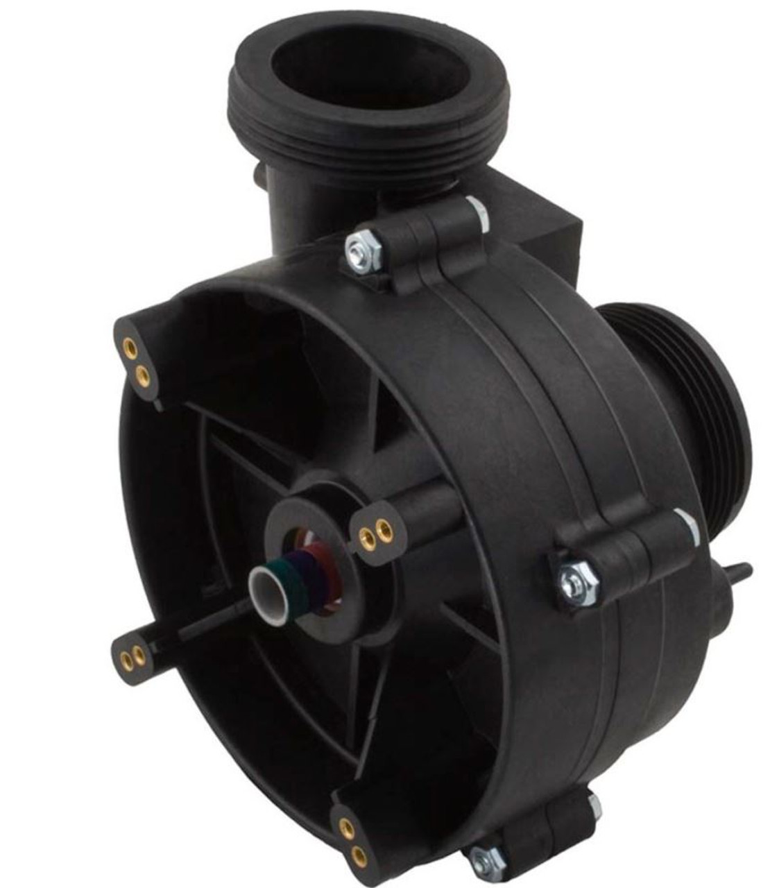 Balboa Ultima 1.5HP  2x2  48 frWet End 1215123 — Get Your Hot Tub Running Again
Your hot tub pump has given out. The jets are weak, water isn't circulating, or there's a leak around the seal. Before you replace the entire pump, there's a smarter fix: the Balboa Ultima 1.5HP Wet End (Part #1215123). It's one of the most reliable wet end replacements in the industry — and Western Tub and Pool has it in stock and ready to ship.

Shop and order at Western Tub and Pool.
[Order Now] | Call us: 1-855-248-0777 | Email: fixmytub@gmail.com

 

 

What Is the Balboa Ultima 1.5HP Wet End 1215123?
The wet end is the water-contact portion of your spa pump — the part that actually moves water through your jets, jets lines, and filtration system. It houses the impeller, volute, mechanical seal, and wear ring. When a wet end cracks, leaks, or seizes, you don't need to replace the entire motor. A direct wet end swap is faster, more affordable, and gets you back in the water sooner.

The Balboa Ultima 1.5HP Wet End (SKU: 1215123) is an OEM-quality replacement manufactured by Balboa Water Group (BWG) — formerly branded under the Vico name. It is specifically engineered for the Ultima and Ultimax pump series and is trusted by hot tub technicians and DIY owners across North America.

[Order the Balboa 1215123 at Western Tub and Pool]

 

 

Product Specifications
Specification

Detail

Part Number / SKU

1215123

Manufacturer

Balboa Water Group (BWG / Vico)

Pump Series

Ultima / Ultimax

Horsepower

1.5 HP

Frame Size

48Y Frame

Discharge Type

Side Discharge

Discharge Size

2" MBT (Male Buttress Thread)

Suction Style

Center Suction

Suction Connection

3-1/16" outer diameter

Suction Pipe Size

2" plumbing (ID)

Volute Fastening

4 Bolts and 4 Nuts

Speed Compatibility

Single-speed or dual-speed motors

Impeller Color Code

Red / Green (original Vico identifier)

Seal Compatibility

PS2136 (old style) or PS201 (new style)

Motor Mount Type

Through-bolt style

Construction

Commercial-grade, corrosion-resistant materials

Motor / Unions Included?

No — wet end only

Important plumbing note: The 2" thread on the Vico Ultima is a proprietary design. For replacement unions, use model 35-430-1268 (2" bt x 2"s) to ensure a proper fit.

 

 

 
Note: Motor and plumbing unions are not included and must be sourced separately.

 

 

Cross-Reference & Replacement Part Numbers
This wet end is a direct replacement for the following part numbers. If you see any of these on your existing pump label, the 1215123 is your match:

1215123 (primary Balboa SKU)
34-430-1174 (H Part number)
5190-250
PKUL15SDCS2/2
Not sure if this is the right part? Send us your part number, a photo of your pump, and your spa's make, model, and serial number — we'll confirm the match before you order.

? fixmytub@gmail.com
? 1-855-248-0777

 

 

Compatible Pump Models
The Balboa 1215123 wet end is designed to fit the following pump models and series:

Balboa Vico Ultima pump series
Balboa Vico Ultimax pump series
BWG Ultima series pumps
Compatibility requirements — your pump must have:

A 48Y frame motor
Through-bolt style motor mounting
2" plumbing connections
1.5HP motor rating (single or dual speed)
 

 

Hot Tub Brands That Commonly Use the Balboa Vico Ultima Pump
The Balboa Vico Ultima and Ultimax pump series was factory-fitted across a wide range of hot tub brands. You may find this pump in spas manufactured by:

Cal Spa (particularly popular for 24-hour filtration and jet configurations)
Marquis Spas
Coleman Spas
Master Spa
Artesian Spas
Spa berry
Many other brands built on Balboa Water Group control and pump platforms
Not certain if your spa uses this pump? That's completely normal — many spas carry the same internal components regardless of brand. Send us a photo of your existing pump label, your spa's make and model, and your serial number, and we'll identify the right part for you.

? fixmytub@gmail.com
? 1-855-248-0777

 

 

Why Replace Just the Wet End?
Replacing only the wet end — rather than the entire pump assembly — is the most cost-effective repair approach when:

Your motor runs but water flow is low or restricted
You notice water leaking from the front of the pump (around the seal area)
The volute (pump housing) is cracked or broken
The impeller is worn, seized, or damaged
A wet end replacement can save you hundreds of dollars compared to buying a full pump replacement, and the installation is straightforward for anyone comfortable with basic spa maintenance.

 

 

How to Replace a Hot Tub Wet End — Step-by-Step general Overview
Remove the volute bolts from the front of the wet end (typically 4–6 bolts)
Hold the motor shaft stationary using a flathead screwdriver inserted into the rear of the motor shaft
Turn the impeller counterclockwise to remove it — use Channel Lock pliers if seized
Note the impeller color code — confirm it matches your motor's HP rating
Remove the four motor bolts to separate the old wet end from the motor
Clean the motor shaft if rusted or corroded
Position the new wet end over the shaft in the same orientation as the original
Thread the impeller onto the shaft until snug and the spring is compressed
Reinstall motor bolts in a diagonal cross pattern using a 5/16" nut driver
Check that the impeller spins freely, then reconnect unions and wiring
Always verify your seal type (PS2136 or PS201) before installation. If you're unsure, reach out to us before you begin.

 

 

Frequently Asked Questions
Is the 1215123 an OEM Balboa Water Group part?
Yes. This wet end is manufactured by Balboa Water Group, the original equipment manufacturer behind the Vico Ultima and Ultimax pump lines. It is a genuine replacement part, not an aftermarket substitute.

Will this wet end fit my existing motor?
It is compatible with 48Y frame, through-bolt style motors rated at 1.5HP, including both single-speed and dual-speed configurations. If your motor meets these specs, the 1215123 is a direct fit.

Do I need to buy a new seal separately?
No .The wet end includes a mechanical seal. However, you should confirm whether your pump uses the PS2136 (old style) or PS201 (new style) seal before installation to ensure compatibility.

My pump part number doesn't exactly match — can I still use this wet end?
Possibly. The 1215123 replaces several cross-reference numbers including 34-430-1174, 5190-250, and PKUL15SDCS2/2. If you're unsure, contact us with your pump label info and confirm compatibility before you purchase.

What union do I need for this wet end?
The Vico Ultima uses a proprietary 2" thread design. You'll need replacement union model 35-430-1268 (2" bt x 2"s) for a proper connection.

I can't find my part number anywhere. Can you help?
Absolutely. We specialize in hard-to-find spa parts. Send us an email at fixmytub@gmail.com with your part number (if known), photos of the pump, and your spa's make, model, and serial number. Our team will identify the correct part and get you sorted.

Where can I order the Balboa 1215123?
Right here at Western Tub and Pool. Browse our online catalogue, call us at 1-855-248-0777, or email fixmytub@gmail.com to place your order.

 