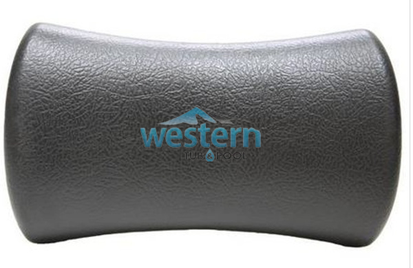 Front view of the Four Winds Spas Replacement Hour Glass Headrest Pillow Black FW11019 Genesys - Q5104B. Western tub and pool 1-855-248-0777.
