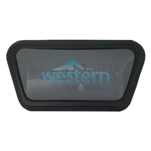 Front view of the Marquis Spa Replacement Headrest Pillow Vector 21 - 990-6378. Western tub and pool 1-855-248-0777.