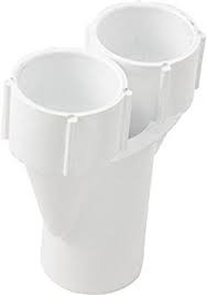 Introducing the Wye Manifold 1.5"Slip x1.5"Slip x1.5"Slip! Hot tubs and pools don't stand a chance against this tough PVC manifold. Get ready to transform your poolside with long-lasting, durable performance that will last for years to come. The perfect solution for any size hot tub or pool, the Wye Manifold is sure to make a splash! So don't delay - get yours today and enjoy the stress-free life of worry-free poolside lounging. 1-855-248-0777 