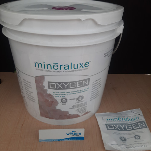 Mineraluxe large pale size Oxygen 96 packets 



Discover the Benefits of Mineraluxe Oxygen


Do you want a sparkling clean hot tub but can't seem to make it last? Well, look no further thanks to Mineraluxe Oxygen! This once-weekly application will bring your water back to its ultraclean and clear state with just one dose. What's more, each sachet is pre-measured for your convenience.


What sets Mineraluxe Oxygen apart is its enhanced activated oxygen and polishes that target bather wastes like lint, dead skin, and dirt. The oxygen actually breaks down the contaminants and works in synergy with other cleansing agents to deliver a sparkling clean hot tub that you can enjoy all week long!


Forget about having to do that tedious weekly cleanse with Mineraluxe Oxygen. Try it out today and get ready to experience a hot tub like never before!


Mineraluxe Oxygen is not just your average hot tub cleaner. It's a revolutionary product that brings a new level of cleaning and maintenance to your hot tub experience. With its pre-measured packets, it takes the guesswork out of dosing and makes it incredibly easy to use for anyone. Plus, buying in bulk means you can save money while enjoying a consistently clean hot tub.


But what exactly makes Mineraluxe Oxygen stand out from other cleaners on the market? The answer lies in its powerful formula that includes enhanced activated oxygen and polishes. This combination targets not only surface contaminants but also bather wastes that can build up over time. Say goodbye to lint, dead skin, and dirt – Mineraluxe Oxygen will break them down and leave your hot tub looking like new.**


**Not only does it work to remove impurities, but Mineraluxe Oxygen also helps prevent future buildup by working in synergy with other cleansing agents. This means you can enjoy a longer-lasting clean for the entire week without having to constantly re-clean your hot tub spa. **


Plus, its easy-to-use pre-measured packets take the hassle out of dosing and ensure that you get the perfect amount every time. No more guessing or measuring for your hot tub maintainace– simply drop one packet in per weekly application and let Mineraluxe Oxygen do the rest. It's as easy as that!