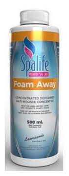Say Goodbye to Hot Tub Foam Instantly
Get crystal-clear water with Spa Life Foam Away 500ml. This safe, fast-acting defoaming agent quickly eliminates foam in your spa, hot tub, swimming pool, or fountain so you can get back to relaxing.
[Shop and order at Western tub and pool]
Clear water is just a drop away
Don't let unsightly foam ruin your soaking experience. Spa Life Foam Away is a highly concentrated formula that immediately neutralizes foam caused by soaps, lotions, and natural oils. Keep your water pristine and inviting without disrupting your existing water chemistry.
Product specifications
Weight: 1.2 lbs
Dimensions: 2.5 × 2.5 × 7.75 in
Size: 500ml
Manufacturer: Lawrasons
Universal compatibility for your spa
Spa Life Foam Away 500ml is universally compatible and is used in many models across the industry. If you are currently using other defoamer brands, such as Leisure Time Foam Down, BioGuard Anti-Foam, or Rendezvous Foam Out, Spa Life Foam Away serves as the perfect high-quality replacement.
Compatible hot tub brands
This product works seamlessly alongside all standard sanitizing systems and is safe for use in top hot tub brands, including:
Cal Spas
Marquis Spas
Master Spas
Artesian Spas
Jacuzzi
Sundance Spas
Dynasty Spas
Maax Spas
Canadian Spa Company
Bestway SaluSpa
Check here and our online catalogue or call us to verify compatibility with your specific setup.
Join the Star Loyalty Program
Make the most out of your hot tub maintenance by joining our Star Loyalty Program. Earn rewards on every purchase, including your water care chemicals and replacement hot tub repair parts. Members enjoy exclusive access to category specials and discounts throughout the year, ensuring you always get the best price on your spa essentials.
Frequently asked questions
What does Spa Life Foam Away actually do?
It is an effective and safe defoaming agent for spas, hot tubs, swimming pools, and fountains. A small amount added directly to the water quickly breaks down surface foam.
What if I need help finding a specific hot tub part?
For hard to find part assistance , send us an email to fixmytub@gmail.com. Please check your part number if known or send us pictures , make and model of the hot tub serial number so our expert technicians can match you with the exact replacement you need.
How can I contact customer support?
Call us for more information or assistance with these replacement hot tub repair parts and other spa parts at Western Tub and pool 1-855-248-0777 or email us at fixmytub@gmail.com.
Ready for the perfect soak?
Ensure your water stays crystal clear and foam-free all season long. Shop and order at Western tub and pool today.
[Add to Cart]