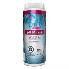 Balance Your Spa Water Perfectly
Spa Life pH Minus 950g is the ultimate solution for lowering high pH and total alkalinity. Protect your equipment and enjoy crystal clear water in any hot tub or pool today.
[Shop and order at Western tub and pool]


Why choose Spa Life pH Minus?
Prevent scaling and buildup
Maintaining the correct pH levels is vital for preventing stubborn scale buildup on your spa's surfaces and plumbing lines.
Protect your equipment
High pH can cause severe wear and tear over time. Spa Life pH Minus protects your heater, pumps, and other expensive pool and spa equipment from premature failure.
Improve water clarity
Cloudy water is a thing of the past. Our fast-acting powder formula helps restore and maintain beautifully clear and inviting water.


Product specifications and details
Unit Count: 950 Grams
Item Weight: 1 Kilogram (shipping weight)
Item Form: Fast-dissolving powder


Compatible with your hot tub and controls
Spa Life pH Minus 950g is a universal water care solution, safe and highly effective for use with all major hot tub, swim spa, and pool brands, including:
Hot Spring Spas
Jacuzzi & Sundance Spas
Master Spas
Cal Spas
Marquis Spas
Dimension One Spas
Bullfrog Spas
Beachcomber Spas
It is also completely safe for use with all spa control systems, including:
Balboa Water Group
Gecko Alliance
HydroQuip
Waterway
ACC Controls


Unlock more value with Western Tub and Pool
Star loyalty program
We believe in rewarding our customers. Join our Star loyalty program to earn points on your purchases and unlock exclusive rewards to use toward your future water care needs.
Category specials and discounts
We frequently offer great deals on water care and replacement parts. Check here and our online catalogue or call to discover our latest category specials and discounts.


Need hard to find part assistance?
If you are struggling to find a specific replacement hot tub repair part, our experts are here to help. Check your part number if known, or send us pictures, the make and model of the hot tub, and the serial number.
Send us an email to fixmytub@gmail.com or call 1-855-248-0777 for dedicated assistance.


Questions and answers
How do I know if I need to lower my pH?
If your test strips indicate a pH level above 7.8, or if you notice cloudy water and scale forming on your spa shell, it is time to use a pH reducer.
Do you offer help with hot tub maintenance?
Yes! Western Tub and Pool provides free home tutorials on spa, hot tub, and pool maintenance to ensure your water stays clean, comfortable, and safe. check our service area
How can I purchase this product or find other parts?
You can check here and our online catalogue or call us directly at 1-855-248-0777. Our team is always ready to assist you with sales, service, and parts.


Keep your water crystal clear
[Shop and order at Western tub and pool]