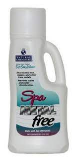 

Natural Chemistry Spa Metal Free 1L is a revolutionary product in the world of hot tubs and spa chemicals. It is specially designed to help spa owners maintain their spas without worrying about metal build-up, staining or discoloration. This unique formula not only removes existing metal stains but also prevents new ones from forming, making it an essential addition to any spa owner's arsenal of chemicals.
Natural Chemistry Spa Metal Free 1L is formulated with powerful chelating agents that bind and remove metals from the water. These metals can come from various sources such as fill water, plumbing, or even metal-based spa equipment. Over time, these metals can cause staining and discoloration on surfaces and in the water. The use of this product helps prevent these issues and keeps your spa looking clean and inviting.
In addition to its metal-removing properties, Natural Chemistry Spa Metal Free 1L also helps to balance the pH levels in your hot tub or spa. This is important because unbalanced pH levels can lead to a host of problems, including skin irritation, cloudy water, and inefficient sanitization. By keeping your spa's pH levels in check, you can ensure a comfortable and safe spa experience for you and your guests.
One of the best things about Natural Chemistry Spa Metal Free 1L is that it does not contain harsh chemicals, making it safe to use for both humans and the environment. This product is also compatible with all sanitizing systems, including chlorine, bromine, ozone, and mineral systems. This means that you can easily incorporate it into your current spa maintenance routine without any hassle.
Regular use of Natural Chemistry Spa Metal Free 1L will not only help maintain the appearance of your spa but also prolong its lifespan. By preventing metal buildup, this product helps protect your spa's equipment and surfaces from corrosion and damage. It also reduces the need for frequent draining and refilling, saving you time and money in the long run.
In conclusion, Natural Chemistry Spa Metal Free 1L is a must-have product for any spa owner looking to maintain a clean and well-functioning hot tub or spa. Its unique formula removes existing metal stains and prevents new ones from forming, while also helping to balance pH levels and protect your spa's equipment. With its eco-friendly and versatile nature, this product is truly a game-changer in the world of spa life. So if you want to enjoy a worry-free spa experience, don't forget to add Natural Chemistry Spa Metal Free 1L to your collection of hot tub chemicals today!  Soak away your stress and let Natural Chemistry Spa Metal Free  1L take care of the rest. Your spa will thank you for it! 
  So next time you plan on treating yourself to a relaxing spa day, remember to incorporate Natural Chemistry Spa Metal Free 1L into your maintenance routine and enjoy a sparkling, stain-free hot tub without any worries. Happy spa-ing! 
We hope this content has been helpful in providing insights on how Natural Chemistry Spa Metal Free 1L can enhance your spa experience. Keep enjoying the benefits of a clean and safe hot tub with this revolutionary product. Here's to many more years of stress-free spa life!  So go ahead, dive in, and relax – Natural Chemistry Spa Metal Free 1L has got you covered! Happy spas for happy lives! 1-855-248-0777 