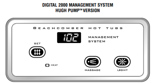  Beach Comber Digital 2000  Beach Comber Digital 2000 circ hush pump version Topside Control Download operation guide Topside Control Download operation guide


 

 the  Beach Comber Digital 2000 hush circ pump version  Topside Control Download operation guide Topside Control topside control is an important component of your hot tub. It allows you to control and adjust various functions, such as temperature, jet settings, and lighting. In the downloadable guide, we will walk you through the steps of operating your topside control.