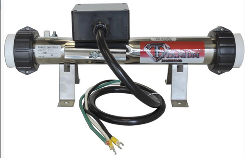 Titanium 5.5kW Flow Thru Heater Assembly 26-0316-MP-KB
 
Restore the heart of your hot tub with the Titanium 5.5kW Flow Thru Heater Assembly (26-0316-MP-KB). Built for reliability and efficiency, this premium heating solution ensures your hot tub stays heated and ready whenever you need it most.

Built for Performance, Made to Last
Seamless Hot Tub Repair
Say goodbye to cold water and uneven heating. The Titanium 5.5kW Flow Thru Heater Assembly is your ultimate solution for getting your hot tub back to peak performance.

Durable Titanium Construction
Designed to endure constant exposure to water and heat, this heater leverages tough titanium materials ensuring long-lasting durability and outstanding resistance to corrosion.

Energy-Efficient Heating
Enjoy all the warmth with less energy consumption. This heater assembly is crafted to deliver optimal efficiency without compromising performance, helping you save on energy costs.


Why Replace with the Titanium 5.5kW Flow Thru Heater Assembly?
Hassle-Free Installation
Designed to fit seamlessly into a wide range of hot tub models, this heater is easy to integrate, making repairs quick and straightforward.

Improved Reliability
With premium titanium materials and advanced engineering, this heater assembly minimizes breakdowns, ensuring your hot tub stays functional and dependable.

Enhanced Relaxation
A well-heated hot tub sets the stage for deep relaxation. Upgrade or repair your hot tub with a solution that keeps the water consistently warm for luxurious soaks, anytime.


Your Comfort, Restored
Don’t wait longer than you need to for repairs. Upgrade your hot tub with the Titanium 5.5kW Flow Thru Heater Assembly (26-0316-MP-KB) today and rediscover the perfect balance of heat and relaxation. 1855-248-0777