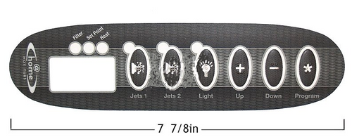 Restore Your Spa's Control Panel
Get the replacement dimension one Gecko S-Class 2 pump overlay sticker you need. This durable, easy-to-apply sticker restores your spa's topside controls, making them look and function like new. used in d1 hot tubs and other tubs using the TSC-30 or K30 gecko topside upper controls 



Dimension One Upper Control Panel Inlay sticker 2-Pump, For @Home Spas, 2012 To 2014.

button selection Jet 1 , jet 2 light , up , down program 


[Shop Now at Western Tub and Pool 1-855-248-0777]

The Right Fit for Your Spa
Is your hot tub's control panel sticker worn out, faded, or peeling? Don't let a worn-out overlay stop you from enjoying your spa. This high-quality replacement sticker is the perfect solution.

 

Designed for Durability
Made to withstand water, chemicals, and sun exposure, this overlay is built to last, ensuring your control panel remains clear and functional.

Perfect Compatibility
This 6-button overlay is designed to work seamlessly with Gecko S-Class TSC-30 topside controls, commonly used in Dimension One spas and other compatible hot tubs.

Simple to Install
No need for professional help. The self-adhesive backing makes it easy to peel and stick, giving your spa's control panel an instant refresh.

Get Back to Relaxing
Don't wait for your control panel to become unreadable. Order your replacement Gecko overlay sticker today and ensure your spa is always ready for you.
[Buy Now at Western Tub and Pool 1-855-248-0777]
