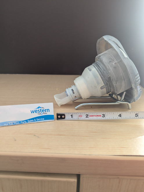 Recycled Dynasty LED Power Storm Massage Threaded Jet Insert with sleek 5" face


Upgrade your Dynasty Spa with our Recycled Power Storm LED Massage Jet Insert. Designed for performance and ambiance, the "power storm" design delivers a vigorous, rotating massage that works deep into muscles to relieve tension and soreness.

The Perfect Blend of Power and Style
Don't let a broken or outdated jet diminish your relaxation time. This replacement threaded jet insert brings new life to your spa with its dynamic performance and sleek design, ensuring every soak is a premium experience.

Key Features:
Powerful Massage Action: The "power storm" design delivers a vigorous, rotating massage that works deep into muscles to relieve tension and soreness.
Integrated LED Lighting: Transform your spa's atmosphere with vibrant, built-in LED lights that create the perfect mood for evening relaxation.
Sleek Black & Stainless Steel Trim: The modern black and stainless steel trim adds a touch of sophistication to your spa's
Perfect Fit for Dynasty Spas: With a 5" face and a threaded body, this Power Storm jet insert is engineered for a seamless and secure installation in compatible Dynasty Spas.
Revitalize Your Spa Today
Experience a more powerful massage and a stunning light show. This replacement jet insert is the simple, effective upgrade your Dynasty Spa deserves.

 

Recycled from older Dynasty hot tub. This jet was originally black and stainless steel, however has faded due to age. 

***While there may be minor wear and discoloration due to the product being recycled, rest assured that all our jets are in good condition with durable snap-in clips.

***Please note that the availability of this recycled part may vary based on stock. We strive to keep our inventory freshly rotated, so you can always find what you need. If this product is out of stock, please add it to your wish list to be notified when new stock arrives. 

Call us today: 1-855-248-0777