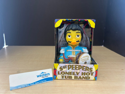 The act you've known for all these years
Add a splash of psychedelic rock history to your bath time with the SGT Peepers Lonely Hot Tub Band CelebiDuck, available now at Western Tub and Pool.
[Buy Now at Western Tub and Pool]
We hope you will enjoy the show
A detailed collectible
This isn't your average bath toy. The SGT Peepers CelebiDuck features intricate details that pay homage to the most iconic album cover in rock history, complete with the vibrant marching band uniform.
Engineered to float
Never worry about a capsized band member. These ducks are weighted and balanced to float upright, ensuring they look great drifting in your hot tub, pool, or bathtub.
Safe for all ages
Crafted from phthalate-free and lead-free vinyl, this duck is safe for kids and collectors alike. It is completely sealed to keep water out, preventing mold and keeping the fun going for years.

Frequently asked questions
What are CelebiDucks?
CelebiDucks are the original collectible celebrity rubber ducks. They are detailed caricatures of famous icons, transforming the humble rubber duck into a piece of art.
Is this duck suitable for hot tubs?
Absolutely. Sold by Western Tub and Pool, this duck is designed specifically to withstand the water and environment of a hot tub or pool without fading or degrading.
Does it come in a gift box?
Yes, the SGT Peepers duck comes in a beautifully designed, themed display box, making it the perfect gift for music lovers, Beatles fans, and collectors.

Guaranteed to raise a smile
Don't let your hot tub be lonely. Order your SGT Peepers CelebiDuck today and let the music play on the water.
[Shop CelebriDucks at Western Tub and Pool]