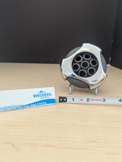 Restore Your Coast Spa to Perfection
Get your hot tub bubbling like new with genuine, recycled replacement jets. High-quality, authentic parts without the premium price tag.

The authentic upgrade your spa deserves
Don't settle for generic parts that might not fit. Our Coast Spa clip-in jets are harvested directly from retired hot tubs, ensuring you get a genuine component that matches your system perfectly. Whether you have a broken jet or just want to refresh your spa's look, this is the sustainable, cost-effective solution you've been looking for.



Why choose our recycled jets?
Genuine Coast Spa quality
These aren't aftermarket knock-offs. These are authentic Coast Spa jets, salvaged from existing tubs, cleaned, and inspected to ensure they meet the original manufacturer's standards for performance.

Sleek and stylish design
Featuring a sophisticated black and stainless steel finish with a tri-lever trim style, these jets add a modern touch to your spa while delivering the powerful massage you love.

Easy clip-in installation
No complex tools required. The intuitive clip-in design makes swapping out your old, broken jets quick and hassle-free, so you can get back to relaxing sooner.

A sustainable choice
By purchasing a jet recycled from an older unit, you are giving a second life to perfectly good hardware and keeping durable materials out of the landfill.

Why Choose Our Recycled Jets?
Seamless Compatibility
Designed specifically for Coast Spas, this replacement jet insert features a 3" face and a secure clip-in mechanism for a perfect, hassle-free fit.

How to Install Your New Jets
Remove the Old Jet: Gently rotate the existing jet insert counter-clockwise until it unclips from the housing.
Align the New Insert: Position your new Recycled Jet Insert into the empty housing.
Clip and Lock: Push in and rotate clockwise until you hear a click, securing the jet in place.
Revive Your Coast Spa Today
Don't let worn-out jets ruin your relaxation. Upgrade to our Replacement Recycled Jet Insert for a superior massage experience.



Recycled from older Coast Spa hot tubs. 

***While there may be minor wear and discoloration due to the product being recycled, rest assured that all our jets are in good condition with durable snap-in clips.

***Please note that the availability of this recycled part may vary based on stock. We strive to keep our inventory freshly rotated, so you can always find what you need. If this product is out of stock, please add it to your wish list to be notified when new stock arrives. 

Call us Today: 1-855-248-0777