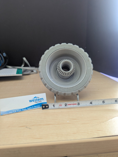 Upgrade Your Hot Tub Experience

Get the perfect massage with our genuine recycled replacement Beachcomber massage jet. Designed for Beachcomber hot tubs with a non-posilock (clip in) fitting type, this large face directional jet insert ensures a powerful and relaxing hydrotherapy session every time.

The Perfect Replacement for Your Spa
Is a broken or worn-out jet ruining your relaxation time? Our Recycled Beachcomber Large Directional Clip-In Jet is the exact replacement part you need. This genuine Waterway jet insert features a textured grey, gear-style face that seamlessly matches your hot tub's original design.

Direct Fit: Designed for Beachcomber hot tubs with a non posilock (clip in) fitting type
Easy Installation: The simple clip-in design allows you to replace your old jet in seconds, with no special tools required.
Powerful Massage: Restore your spa's powerful hydrotherapy action with a jet that delivers a consistent and satisfying massage.
Find Your Perfect Fit
Not sure if this is the right jet for your hot tub? Here's how to know:

Brand: Fits Beachcomber hot tubs.
Style: Features a large face with a grey, gear-style textured finish.
Type: This is a clip-in style massage jet insert.
Revitalize Your Hot Tub Today
Don't let a faulty jet keep you from enjoying your spa. Order your genuine recycled Beachcomber replacement jet insert now and get back to relaxing.

***While there may be minor wear and discoloration due to the product being recycled, rest assured that all our jets are in good condition with good quality clips.

***Please note that the availability of this recycled part may vary based on stock. We strive to keep our inventory freshly rotated, so you can always find what you need. If this product is out of stock, please add it to your wish list to be notified when new stock arrives. 

Call us today: 1-855-248-0777