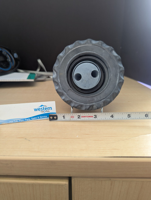 Revive Your Hot Tub with Genuine Cal Spa Replacement Jets 
Don't let a broken jet ruin your relaxation. Restore your spa's performance with an authentic, recycled Poly Storm Pulsator insert designed for a perfect fit. The authentic spa experience you deserve Finding the right replacement parts for older hot tub models can be a headache. Generic parts often leak or fail to snap in correctly. Our Recycled jets are reclaimed directly from older hot tubs, ensuring you get the exact specifications required for your system.  Why choose this replacement jet? Guaranteed compatibility Because these are genuine Cal Spa parts reclaimed from existing units, you don't have to worry about sizing. This threaded insert is designed specifically for Cal Spa Poly Storm housings.  Relaxing pulsator action Get back to the massage you love. The pulsator face delivers a rhythmic, therapeutic water flow to soothe tired muscles.  Sleek black finish Maintain the visual appeal of your spa with a classic black textured face that matches existing standard Cal Spa designs.  A sustainable solution By choosing a jet recycled from an older hot tub, you are preventing functional plastic parts from ending up in a landfill. It is the eco-friendly way to repair your spa.  Get your spa running like new Stop settling for weak water pressure and broken fixtures. Grab your genuine recycled Cal Spa replacement jet today.    ***While there may be minor wear and discoloration due to the product being recycled, rest assured that all our recycled jets are thoroughly tested and in good condition.  ***Please note that the availability of this recycled part may vary based on stock. We strive to keep our inventory freshly rotated, so you can always find what you need. If this product is out of stock, please add it to your wish list to be notified when new stock arrives.   Call us today: 1-855-248-0777