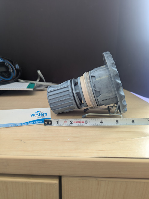 Revive Your Hot Tub with Genuine Cal Spa Replacement Jets Don't let a broken jet ruin your relaxation. Restore your spa's performance with an authentic, recycled Poly Storm Pulsator insert designed for a perfect fit. The authentic spa experience you deserve Finding the right replacement parts for older hot tub models can be a headache. Generic parts often leak or fail to snap in correctly. Our Recycled jets are reclaimed directly from older hot tubs, ensuring you get the exact specifications required for your system.  Why choose this replacement jet? Guaranteed compatibility Because these are genuine Cal Spa parts reclaimed from existing units, you don't have to worry about sizing. This threaded insert is designed specifically for Cal Spa Poly Storm housings.  Relaxing pulsator action Get back to the massage you love. The pulsator face delivers a rhythmic, therapeutic water flow to soothe tired muscles.  Sleek black finish Maintain the visual appeal of your spa with a classic black textured face that matches existing standard Cal Spa designs.  A sustainable solution By choosing a jet recycled from an older hot tub, you are preventing functional plastic parts from ending up in a landfill. It is the eco-friendly way to repair your spa.  Get your spa running like new Stop settling for weak water pressure and broken fixtures. Grab your genuine recycled Cal Spa replacement jet today.    ***While there may be minor wear and discoloration due to the product being recycled, rest assured that all our recycled jets are thoroughly tested and in good condition.  ***Please note that the availability of this recycled part may vary based on stock. We strive to keep our inventory freshly rotated, so you can always find what you need. If this product is out of stock, please add it to your wish list to be notified when new stock arrives.   Call us today: 1-855-248-0777