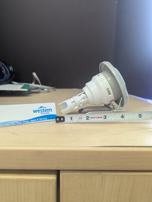 Upgrade Your Hot Tub Experience  Get the perfect massage with our genuine recycled replacement Beachcomber massage jet. Designed for models from 2002 to 2010, this rotating directional jet insert ensures a powerful and relaxing hydrotherapy session every time.  The Perfect Replacement for Your Spa Is a broken or worn-out jet ruining your relaxation time? Our Recycled Beachcomber Directional Clip-In Jet is the exact replacement part you need. This genuine Waterway jet insert features a scalloped grey trim that seamlessly matches your hot tub's original design.  Direct Fit: Designed for Beachcomber hot tubs manufactured from 2002 to 2010. Easy Installation: The simple clip-in design allows you to replace your old jet in seconds, with no special tools required. Powerful Massage: Restore your spa's powerful hydrotherapy action with a jet that delivers a consistent and satisfying massage. Find Your Perfect Fit Not sure if this is the right jet for your hot tub? Here's how to know:  Brand: Fits Beachcomber hot tubs. Years: Compatible with models from 2002 to 2010. Style: Features a scalloped grey trim style. Type: This is a clip-in style massage jet insert. Revitalize Your Hot Tub Today Don't let a faulty jet keep you from enjoying your spa. Order your genuine recycled Beachcomber replacement jet insert now and get back to relaxing.  ***While there may be minor wear and discoloration due to the product being recycled, rest assured that all our jets are in good condition with good quality clips.  ***Please note that the availability of this recycled part may vary based on stock. We strive to keep our inventory freshly rotated, so you can always find what you need. If this product is out of stock, please add it to your wish list to be notified when new stock arrives.   Call us today: 1-855-248-0777