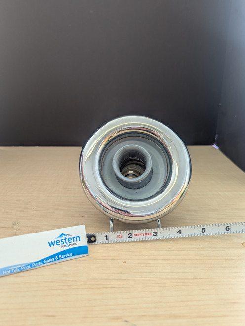 Introducing the Recycled Coleman Spa Elite Whirlpool Clip in Jet - the ultimate game-changer for your hot tub experience!
 
Restore the Perfect Flow to Your Coleman Spa
Don't let a broken jet ruin your relaxation. Get the authentic replacement Coleman Spa Elite Whirlpool Jet Insert—reclaimed from original tubs for a perfect, genuine fit.

Bring your hot tub back to life
There is nothing quite like the disappointment of sinking into your spa only to find a jet isn't working. The replacement Coleman Spas whirlpool jet is designed to deliver a powerful, targeted massage that melts away tension. By replacing your worn-out or missing parts with our genuine replacement jets, you regain control over your hydrotherapy experience.

Featuring a sleek 4.5" stainless steel trim and easy clip in style, most spa owners can install without special tools or professional assistance.

Why choose our Recycled Jets?
Authentic Quality
These aren't generic knock-offs made from cheap recycled plastic. These are genuine Coleman Spa parts, carefully salvaged and recycled from older tubs to ensure they match your system perfectly.

Therapeutic spinner action
Turn your backyard into a personal wellness retreat. This replacement jet insert features a dynamic whirlpool Jet style that spins to create a deep, powerful massage. It targets deep muscle tension, turning your ordinary hot tub session into a therapeutic hydrotherapy experience.

Get back to relaxing today
Stop settling for a subpar soak. Replace your missing or broken jets with authentic, reclaimed parts that restore your spa to its full potential.

***While there may be minor wear and discoloration due to the product being recycled, rest assured that all our jets are in good condition. 

***Please note that the availability of this recycled part may vary based on stock. We strive to keep our inventory freshly rotated, so you can always find what you need. If this product is out of stock, please add it to your wish list to be notified when new stock arrives. 

Do you offer support for other hard-to-find parts?
Absolutely. Western Tub and Pool stocks a vast inventory of replacement hot tub repair parts. If we don't have it listed, give us a call—we can likely source it for you.

Need Help Finding the Right Part?
We know that identifying the exact replacement part for your spa can be difficult. At Western Tub and Pool, we specialize in hard-to-find parts.
1. Check Your Part Number: If you have the old jet, look for a part number stamped on the plastic.
2. Send Us a Picture: Not sure what you're looking at? Snap a photo and email it to us at fixmytub@gmail.com.
3. Call the Experts: Speak directly with our team at 1-855-248-0777 for immediate guidance.

Get Your Spa Running Like New
Don't settle for a lackluster soak. Order your replacement parts today or contact our experts for personalized help.