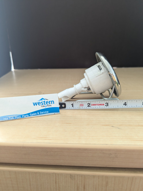 Improve Your Spa Experience Today!

Revitalize your hot tub with the Replacement Waterway Clip-In Cluster Storm Directional Smooth SS Jet Insert.
The jet can be adjusted to point any direction, creating a dynamic water flow that focuses on sore muscles and relieves built-up stress, providing a therapeutic spa experience from the comfort of your home

The Ultimate Jet Replacement for Your Spa
Is a broken or worn-out jet diminishing your relaxation? It's time for an upgrade. The Replacement Clip-In cluster Storm directional smooth SS Jet is designed for a seamless fit and superior performance, restoring your hot tub's hydrotherapy power while providing a mesmerising light show. 

Key Features:
Targeted Massage: The directional design provides a targeted, dynamic water flow that focuses on sore muscles.
Sleek, Modern Look: Featuring a sleek stainless steel trim, this jet adds a touch of modern elegance to your spa's interior.
Perfect Fit: With a 2.5" face and a simple snap-in design, installation is quick and effortless. This replacement part is specifically designed by Waterway, ensuring compatibility and a secure connection.
Powerful Performance: As a cluster storm jet, it delivers a powerful water stream you expect.
Ready for a Better Soak?
Don't let a faulty jet keep you from the powerful massage and deep relaxation you deserve. This easy-to-install replacement part is the perfect solution to enhance your spa.

recycled from older hot tubs
While there may be minor wear and discoloration due to the product being recycled, rest assured that all our jets are in good condition with durable snap-in clips.
***Please note that the availability of this recycled part may vary based on stock. We strive to keep our inventory freshly rotated, so you can always find what you need. If this product is out of stock, please add it to your wish list to be notified when new stock arrives. 

By properly maintaining your hot tub, you can ensure that it stays in top condition and provides you with a relaxing and enjoyable experience every time you use it. And by choosing recycled replacement parts, you can also do your part in promoting sustainability and reducing waste. 

 

Do you offer support for other hard-to-find parts?
Absolutely. Western Tub and Pool stocks a vast inventory of replacement hot tub repair parts. If we don't have it listed, give us a call—we can likely source it for you.

Need Help Finding the Right Part?
We know that identifying the exact replacement part for your spa can be difficult. At Western Tub and Pool, we specialize in hard-to-find parts.
1. Check Your Part Number: If you have the old jet, look for a part number stamped on the plastic.
2. Send Us a Picture: Not sure what you're looking at? Snap a photo and email it to us at fixmytub@gmail.com.
3. Call the Experts: Speak directly with our team at 1-855-248-0777 for immediate guidance.

Get Your Spa Running Like New
Don't settle for a lackluster soak. Order your replacement parts today or contact our experts for personalized help.