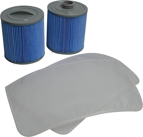 Premium Glacier Antimicrobial Filter Set
Keep your hot tub water crystal clear and safe with the 100 sqft Glacier Antimicrobial Filter Cartridge Set featuring M-Pleat Design from Canadian Spa Company. Finding the right replacement part has never been easier.
[Shop and order at Western tub and pool]

Experience cleaner water with less effort
Maintaining your hot tub shouldn't feel like a chore. The Glacier Antimicrobial Filter Cartridge Set is engineered to provide superior filtration, ensuring your spa remains pristine and inviting.
Advanced antimicrobial protection
These filters are infused with antimicrobial material and silver-ion technology. This acts as a natural disinfectant, inhibiting the growth of harmful bacteria and micro-organisms directly on the cartridge, ensuring a safer soak for you and your family.
Comprehensive filtration system
This complete set includes two 50 sqft Glacier Antimicrobial filters and two Glacier Pre-Filter Screens. The fine mesh pre-filters act as the first line of defense against large contaminants, extending the lifespan of your main filters.
Less time cleaning, more time relaxing
Thanks to the innovative M-Pleat design and silver-ion infused plastic, these filters require less frequent replacement and are easier to clean. Spend less time maintaining your tub and more time enjoying it.

Product dimensions and specifications
Assembled Height: 6.0 inches
Assembled Width: 4.0 inches
Assembled Depth: 4.0 inches
Assembled Weight: 4.0 lbs
Part Number: KA-10032

Compatible hot tub models and controls
This filter set is designed to fit seamlessly into the updated and exclusive Canadian Spa Company superior filtration system (black box grate-style).
It is exclusively compatible with the following Canadian Spa Company hot tub models (purchased after 2014):
Toronto Spa
Winnipeg Spa
Victoria Spa
Vancouver Spa
Thunder Bay Spa
Quebec Spa
Ottawa Spa
Niagara Spa
Compatible Controls:
Whether your hot tub utilizes industry-leading Balboa or Gecko control systems, these filters integrate perfectly into your existing setup. Check here and our online catalogue or call us to verify your specific configuration.

Hard to find part assistance
Struggling to find the right replacement part for your spa? We are here to help.
If you are unsure of what you need, simply check your part number if known, or send us pictures, the make and model of the hot tub, and the serial number.
Send us an email for expert assistance at fixmytub@gmail.com, or call us directly at 1-855-248-0777.

Frequently asked questions
How often should I replace these filters?
For optimal performance and water clarity, the manufacturer recommends replacing your Glacier Antimicrobial filters every 3 to 4 months, depending on your hot tub usage.
What is the benefit of the pre-filter screens?
Place one pre-filter on top of the two threaded Glacier Filters to capture fine debris and surface contaminants before they can enter your main filtration system. This keeps your main filters cleaner for longer.
What if I don't know my hot tub's make or model?
Don't worry! If you cannot identify your hot tub's make or model, reach out to our team at Western Tub and Pool. Send us a few clear photos of your current filter and your hot tub setup to fixmytub@gmail.com, and our experts will help you find the exact match.
Do you offer advice on general water care?
Absolutely. New to hot tubs and pools or just looking for refresher tricks and tips to keep that water crystal clear and inviting? Water care for your hot tub, swim spa, or pool is crucial for your comfort and safety. Western Tub and Pool provides free tutorials to discuss the intricacies of your spa, hot tub, or pool maintenance.

Upgrade your spa maintenance today
[Shop and order at Western tub and pool]