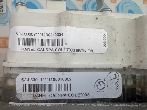 Rare Cal Spas COLE700S Control Panel
Bring your spa back to life with our recycled, good-condition Cal Spas COLE700S replacement control panel. Don't let a broken or discontinued part keep you from relaxing in your hot tub.
[Shop and order at Western tub and pool]

The perfect fix for your spa
Finding the right replacement hot tub spa part can be a hassle, especially when manufacturers stop making them. Competitors list the Cal Spas ELE09204250 as completely obsolete and discontinued, but we have exactly what you need.
Tested and ready to install
This recycled, good-condition 6-button topside control panel is rigorously checked to ensure it functions perfectly with your existing setup.
Built for compatibility
This unit is designed to work flawlessly with compatible controls and circuit boards, ensuring your jets, temperature, and lighting operate exactly as intended.
Free water care tutorials
New to hot tubs and pools or just looking for refresher tricks and tips to keep that water crystal clear and inviting? Water care for your hot tub, swim spa, or pool is crucial for your comfort and safety. Western tub and pool offers free tutorials right at your home to discuss the intricacies of your spa, hot tub, or pool.

Product specifications and compatibility
Part Number: ELE09204250 (COLE700S)
Weight: 1.00 lb
Condition: Recycled, good condition
Compatible Hot Tubs: Used in many models, including a wide range of Cal Spas and Coleman hot tub series.
Check here and our online catalogue or call us to verify if this control panel fits your exact model.


Frequently asked questions
What if I am not sure this is the right part?
Check your part number if known or send us pictures, make and model of the hot tub serial number. We will gladly verify compatibility for you.
What if the part I need is discontinued everywhere else?
You are in the right place! For hard to find part assistance, send us an email to fixmytub@gmail.com. We specialize in sourcing and supplying recycled and rare replacement hot tub repair parts.
How can I get more information or assistance?
Call us for more information or assistance with these replacement hot tub repair parts and other spa parts at Western Tub and pool 1-855-248-0777 or email us at fixmytub@gmail.com.

Get your hot tub running today
Don't wait weeks for backordered parts or settle for a broken control panel. Grab this rare replacement part today and get back to enjoying your spa.
[Shop and order at Western tub and pool]