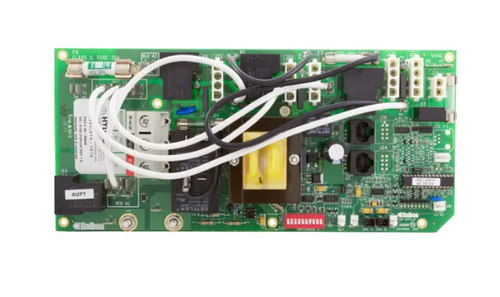 Balboa VS513Z Circuit Board 33-55840-K — Genuine Replacement Part
Part Number: 33-55840-K | Chip Number: VS513ZR1B | Brand: Balboa Water Group
Is your hot tub acting up? A faulty circuit board could be the culprit. Shop and order at Western Tub and Pool — your trusted source for genuine, hard-to-find spa repair parts, delivered fast.
[Order Now — Call 1-855-248-0777] [Email Us at fixmytub@gmail.com]


What Is the Balboa VS513Z Circuit Board (33-55840-K)?
The Balboa VS513Z Circuit Board (Part No. 33-55840-K, also referenced as 55840-01) is a genuine OEM-grade printed circuit board (PCB) designed for VS513Z spa control systems. It serves as the brain of your hot tub's control pack, managing everything from pump speed and heating to lighting and ozone output.
This is a new replacement board — not refurbished — built by Balboa Water Group, one of the most trusted names in spa electronics.

Key Features and Specifications
System Outputs (As Manufactured — Setup 1)
Pump 1: 240V, 2-Speed (dual speed)
Pump 2: 240V, 1-Speed (single speed)
Blower/Pump 3: 120V, 1-Speed
Ozone: 120V (factory configured; voltage adjustable)
Spa Light: 12V
AV/Stereo: 120V
Heater: 240V, 5.5kW
Circ Pump: 120V (optional)
Power Requirements
Voltage: 240VAC, 60Hz
Amperage: 48A, Class A GFCI-protected service
Circuit Breaker Rating: 60A maximum
Wiring: 4-wire [hot, hot, neutral, ground]
Compatible Panels
VL400 Panel (PN 55129) — requires software v38 or higher
Compatible with Digital Duplex and Light Duplex panel configurations
Works with Mini Panel configurations (DIP switch adjustable)
Additional Compatible Accessories
Full Feature Dolphin Remote
Spa-only Dolphin Remote
FiberEFX Lighting (connects to Spa Light terminal J20)
MoodEFX Lighting (connects to Spa Light terminal J20)
Software
Software Version: 43
System PN: 55839-02
System Model: VSP-VS513Z-BCAH

Dimensions and Weight
Specification
Detail
Part Number
33-55840-K / 55840-01
Chip Number
VS513ZR1B
Circuit Board Weight
4.00 lbs
Full Control System Weight
10 lbs
Full Control System Dimensions
18 × 12 × 10 inches
Voltage
240VAC
Heater Output
5.5kW
Amperage
48A

Compatible Hot Tub Series and Models
The Balboa VS513Z Circuit Board (33-55840-K) is primarily used in Cal Spas hot tubs built around the 4230B and 6230B series control systems. It is designed as a Duplex configuration board for these series.
Compatible Control Series:
Cal Spas 4230B Series
Cal Spas 6230B Series
How to confirm compatibility with your spa:
Locate the sticker on your existing circuit board — it will display the chip number or part number
Match your chip number (VS513ZR1B) or part number (55840-01 / 33-55840-K) to confirm fitment
Check your system model number — look for VS513Z on your control pack label
If you are unsure, take a photo of your existing board and contact us — we're here to help
Not sure if this board fits your spa? Call us at 1-855-248-0777 or email fixmytub@gmail.com with your spa's make, model, serial number, and a photo of your existing board. We'll confirm compatibility before you order.


Frequently Asked Questions
What does the Balboa VS513Z circuit board do?
The VS513Z circuit board is the central control component of your spa's pack system. It manages all key functions, including pump speed control, heating, lighting, ozone output, and blower operation. When this board fails, your spa may stop heating, display error codes, or fail to respond to panel controls.
How do I know if I need to replace my circuit board?
Common signs of a failing circuit board include: error codes on your topside control panel, pumps or the heater not responding, intermittent power issues, or visible burn marks and damaged components on the board itself.
Is this a new or refurbished board?
This is a brand-new Balboa VS513Z circuit board. Western Tub and Pool supplies new, genuine replacement parts — not refurbished or used components.
What if I can't find my part number?
No problem. Send us an email at fixmytub@gmail.com with:
Photos of your existing circuit board (front and back)
Your spa's make and model
Your spa's serial number (usually found on a sticker on the cabinet exterior)
We'll help you identify the correct part before you order.
Can I install this board myself?
Many experienced DIYers can replace a hot tub circuit board with the right guidance. Balboa provides printed circuit board universal replacement instructions with this board. That said, if you are unfamiliar with electrical systems, we strongly recommend hiring a licensed spa technician. Always disconnect power before handling any electrical components.
What is the ozone connector voltage on this board?
The VS513Z circuit board is factory configured to deliver a preset voltage (either 120V or 240V) to the on-board ozone connector (J29). The voltage can be adjusted in the field if required. Important: Changing the ozone connector voltage also affects the voltage supplied to the circ pump connector (J47) — always verify before making changes.
Do I need to reset the board's persistent memory after installation?
Yes. Any time you change a DIP switch setting (other than A1), you must reset persistent memory for the new settings to take effect. To reset: power down the spa, place a jumper across J43 (covering both pins), power up until the panel displays the ready signal, then power down again, remove the jumper, and power back up.
Can I reach Western Tub and Pool for installation support?
Absolutely. Call us at 1-855-248-0777 or email fixmytub@gmail.com. Our team specializes in hard-to-find spa parts and can walk you through the identification and replacement process.


Hard-to-Find Part? We Can Help.
Sourcing obscure or discontinued spa parts is what we do best. If you've been searching without success, Western Tub and Pool is your answer.
To get the right part fast, have the following ready:
Your part number (if known): 33-55840-K or 55840-01
Your spa's make and model
Your spa's serial number
Photos of the existing board (front and back) — helpful if the label is damaged or missing
Contact Western Tub and Pool:
Phone: 1-855-248-0777
Email: fixmytub@gmail.com
We carry replacement parts for a wide range of hot tub brands and control systems. If you need a part that isn't listed in our online catalogue, reach out — chances are, we can track it down.

Shop and Order at Western Tub and Pool
Ready to get your spa running again? Shop and order at Western Tub and Pool — your go-to source for genuine Balboa replacement parts and hard-to-find spa components.
Call: 1-855-248-0777
Email: fixmytub@gmail.com
[Shop Our Online Catalogue] [Call to Order Now]