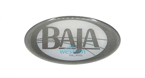 Front view of the Baja Spas Replacement Pillow Logo Dome Insert for 1244 1245 1246 Pillows - 8-BAJA3000 with watermark