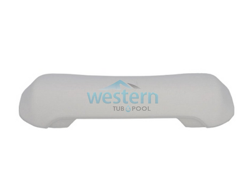 Front view of the Hot Spring Spas Replacement Headrest Pillow 2014 Cool Gray - 77228HS With Watermark