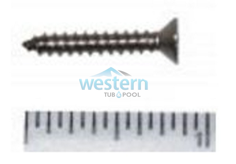 Front view of the Marquis Spa Replacement Pillow Screw Stainless Steel - MRQ990-6226. Western tub and pool 1-855-248-0777.
