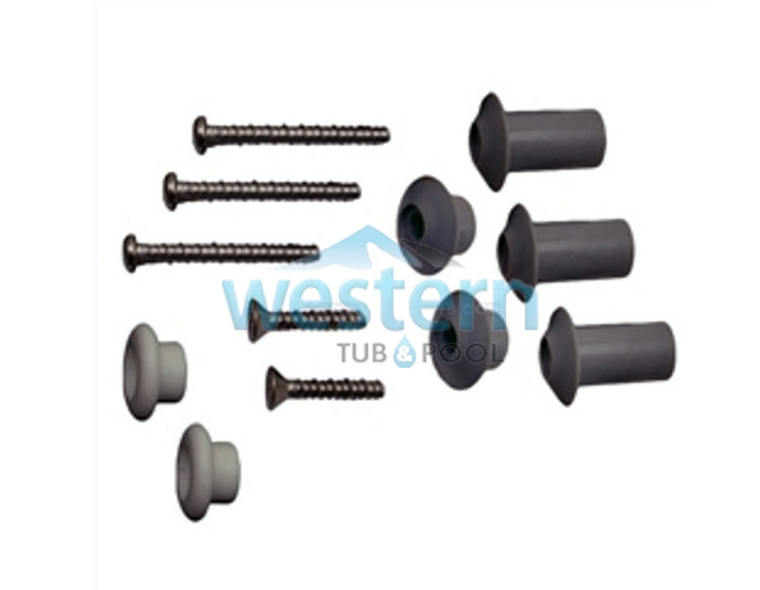 Front view of the Watkins Spa Replacement Pillow Retainer and Screw Post Kit - 73019HS. Western tub and pool 1-855-248-0777.