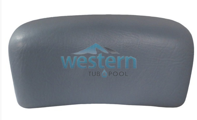 Front view of the Sunbelt Replacement Andromeda Headrest Pillow Deluxe - S-01-1029SIL. Western tub and pool 1-855-248-0777.