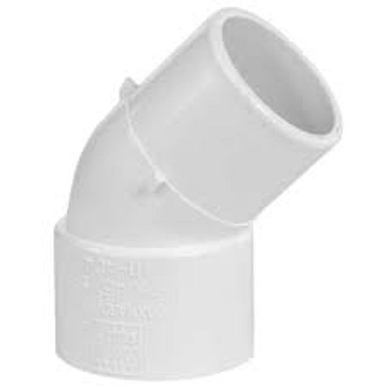 When it comes to hot tubs, a 45 Degree 1 1/2" Slip X Slip PVC fitting is an essential component for sure. From connecting pipes and hoses to preventing leaks, this little elbow of plastic can save a lot of headaches! It’s easy to install and highly durable, so you won’t have to worry about replacing it anytime soon. That means you can kick back, relax and enjoy your Hot Tub just the way you like it! So don’t wait, get a replacement 45 degree 1 1/2" PVC fitting to keep things running smoothly in your Hot Tub oasis. It's slip-slip convenience at its finest! 1-855-248-0777 