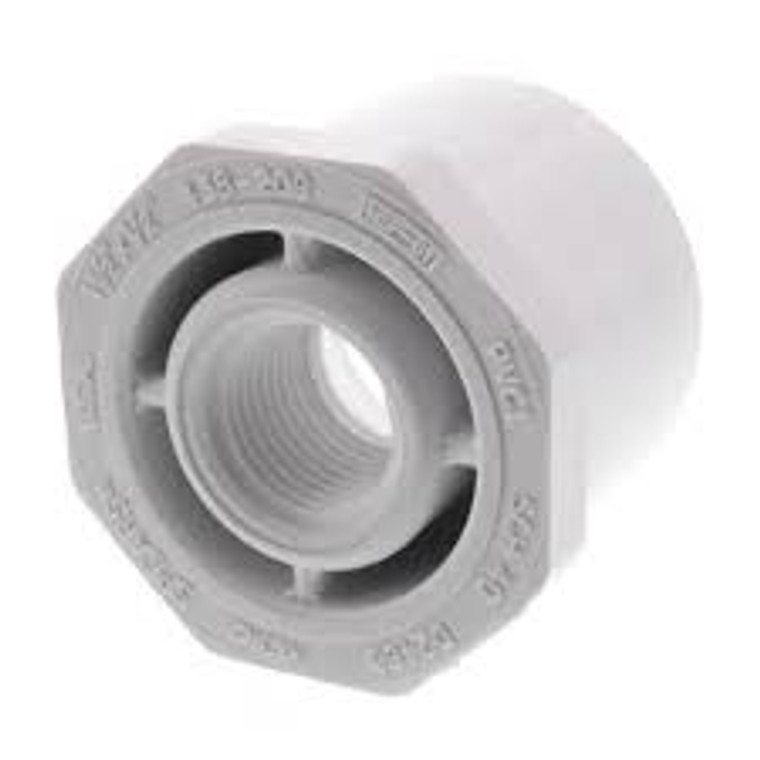 Are you tired of replacing your Hot Tub's Pvc Fitting Reduce Bushing 1.5" x 1/2" (Spg x Fipt) all the time? Look no further, our Reduce Bushings are here to help keep your Hot Tub running like new! Our Reduce Bushings are made with high-quality plastic pvc   that is durable and long-lasting, so you can enjoy your Hot Tub for years to come. Plus, our Reduce Bushings are easy to install and will save you time and hassle when it's time for a replacement. So, don't hesitate - get your Hot Tub looking its best with our Reduce Bushings today! 1-877-248-0777 