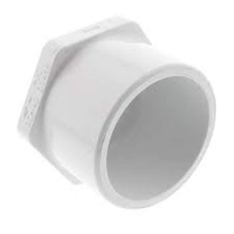 This plug is  2" in size and made of PVC, making it perfect for hot tubs! Hot tubs tend to have a lot of moving parts and the Plug  2" Spg helps you keep those parts in place. With its tight grip, this plug can help make sure your hot tub stays nice and snug. So don't worry about your hot tub shifting, just plug it and forget it with Plug  2" Spg ! Hot tubbing will never be the same.  Welcome to a relaxing experience. Enjoy!  1-855-248-0777 