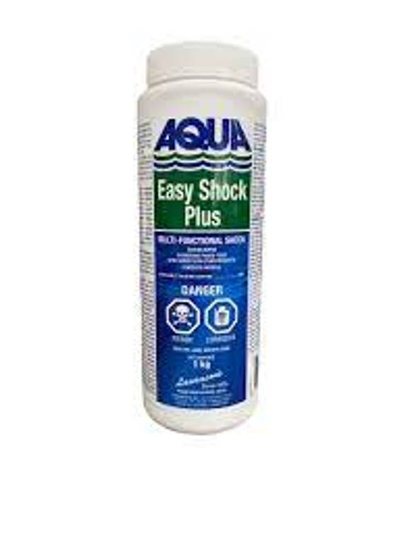 Introducing the Aqua Easy Shock Plus - the ultimate multitasking sensation for your pool or hot tub! Say goodbye to cloudy waters, unwelcome odours, and the dreaded eye irritation that can turn your aquatic oasis into a watery nightmare.

We've taken pool care to the next level with our improved formulation that's like a superhero for your water. Imagine a weekly shock treatment that swoops in and vanquishes those pesky organic materials causing all the trouble. Cloudy water? Consider it gone. Funky smells? Bid them adieu. Eye irritation? Not on our watch!

But that's not all! Our Aqua Easy Shock Plus doesn't just stop at being a water saviour. Oh no, it's also a magician that can turn your water from dull and drab to soft, silky, and crystal clear. And guess what? It's got a few tricks up its sleeve that won't mess with your pool's pH balance. That's right, pH levels can stay as chill as a poolside cocktail while your water transforms into a liquid paradise.

So why settle for basic pool maintenance when you can have a party in a bucket? Dive into the future of pool care with Aqua Easy Shock Plus - because your water deserves nothing less than the best. Get ready to turn your pool into the talk of the neighbourhood, the envy of all the gnomes, and the go-to hangout for all your pool party pals. It's time to shock and awe your way to aquatic awesomeness! 