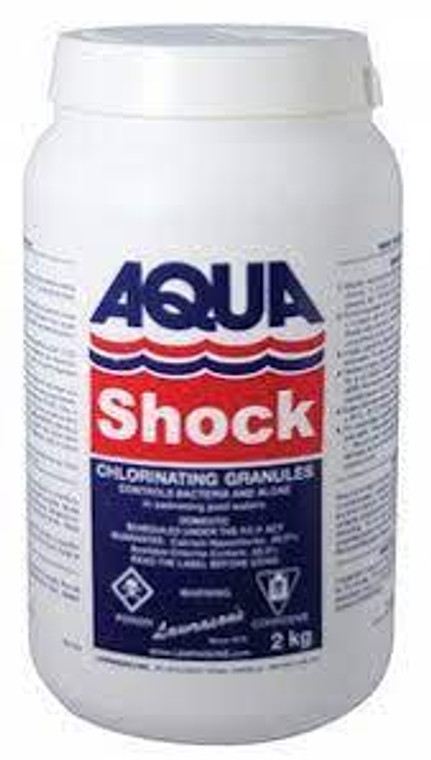 Introducing the Aqua Shock 2kg - your pool's new superhero defender against the forces of murky water! ?‍♂️?

Are your pool parties feeling more like science experiments gone wrong? Say goodbye to green gunk and hello to crystal-clear awesomeness with Aqua Shock's Unstabilized Chlorinating Granules! ??

Picture this: your pool water goes from "meh" to "OMG!" in no time. Just toss in these magical granules and watch as they work their charm. It's like giving your pool a spa day, complete with a splash of unicorn magic. ?✨

But wait, there's more! ? Aqua Shock isn't just your average pool shock treatment. It's the secret potion that keeps your water fresh and inviting. No more scaring off potential swimmers with that "eww, what's floating in there" look. With Aqua Shock, your pool water will be so clear, you could use it as a mirror for your sun-kissed tan. ☀️?️

What's the secret sauce? Aqua Shock's unique formulation packs a punch, tackling bacteria and algae like a superhero in a cape. It's like sending microscopic ninjas to battle the forces of ickiness. ??

And don't worry about complicated instructions - Aqua Shock makes your life easier than a floatie in a calm pool. Just sprinkle, wait, and voilà! Your pool is back to being the star of the neighborhood. ??

So, why settle for a pool that looks like a swampy mystery novel? Dive into the world of Aqua Shock 2kg and experience the magic of water transformation. Get ready to be the pool party legend you were always meant to be! ??