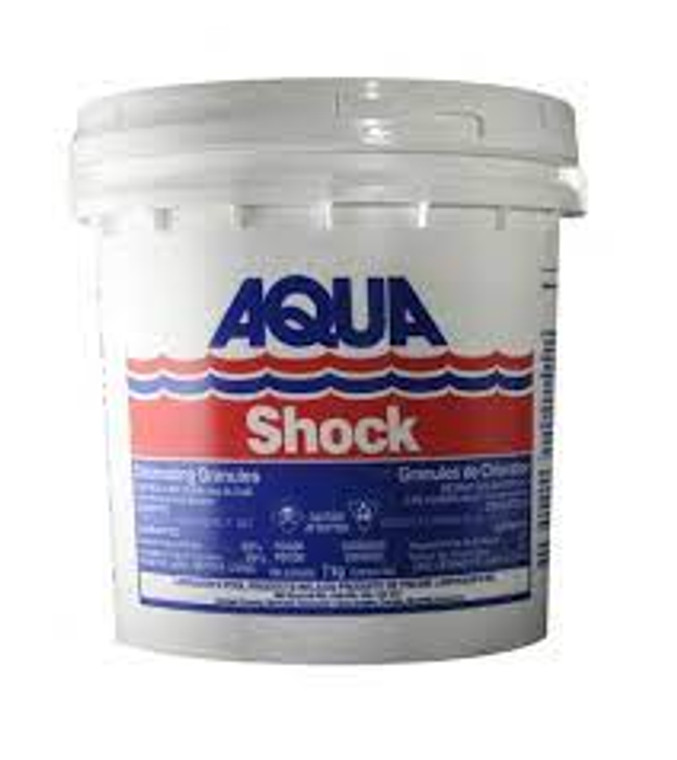 Introducing the one and only Aqua Shock 7kg – the ultimate poolside superhero! ?‍♂️?‍♀️ Say goodbye to murky waters and hello to the dazzling blue paradise you've always dreamed of. Dive into a world where pool maintenance is a breeze and your water is so crystal clear, even your reflection would blush!

Why settle for ho-hum when you can have WHOA?! ? Aqua Shock is like a lightning bolt for your pool – zapping away those pesky bacteria, algae, and unwanted critters faster than you can say "cannonball!" Just sprinkle a bit of this magic potion into your pool, and watch as the transformation unfolds. It's like giving your pool a spa day, complete with a makeover and a confidence boost!

But wait, there's more! ? Aqua Shock isn't just any ordinary chlorine fairy; it's the superhero of the pool world. With its unstabilized chlorinating granules, it's on a mission to obliterate contaminants and restore your pool to its former glory. Say "buh-bye" to dull and "hello" to sparkle – because your pool deserves to shine as bright as your summer vibes.

We've cracked the code to effortless pool perfection with Aqua Shock's unique formulation. It's like the secret recipe only known to pool wizards (and maybe a few dolphins). Just a sprinkle here, a splash there, and voila – your pool water will be so fresh and inviting, even the pool floaties will do a happy dance!

So, whether you're a pool owner who takes the title seriously or a weekend warrior looking to impress your inflatable flamingo squad, Aqua Shock 7kg is your trusty sidekick. It's time to let the good times roll – and by "roll," we mean belly flop right into that pristine pool of yours. Get ready for the summer of your dreams, brought to you by the poolside enchantment of Aqua Shock! ???