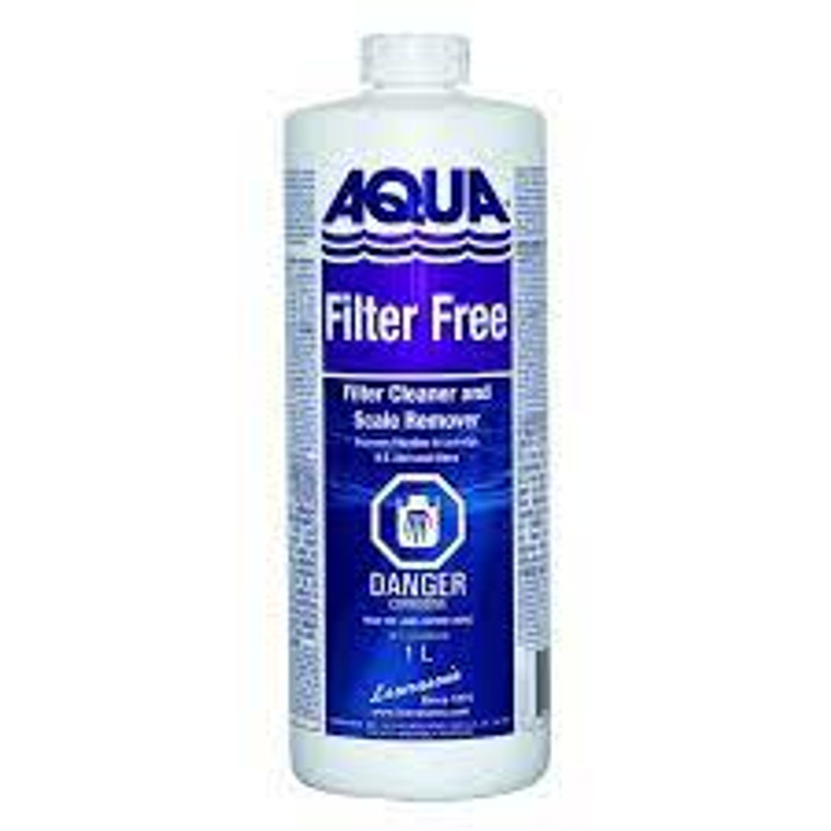 Introducing the ultimate solution for crystal-clear water enthusiasts! Say goodbye to cloudy filters and hello to a sparkling oasis with our Aqua Filter Free kit. Dive into a world of hassle-free maintenance as our Filter Cleaner and Scale Remover (1L) works its magic. Bid adieu to those pesky oil and mineral scale deposits that drag your filter down, and say hello to efficient filtration and extended filter lifespans. With a powerful solvent that effortlessly emulsifies sunscreen and body oils, your pool or spa will be ready for a splashin' good time in no time! Transform your aquatic experience today with Aqua Filter Free - because clean, clear water is just a pour away.