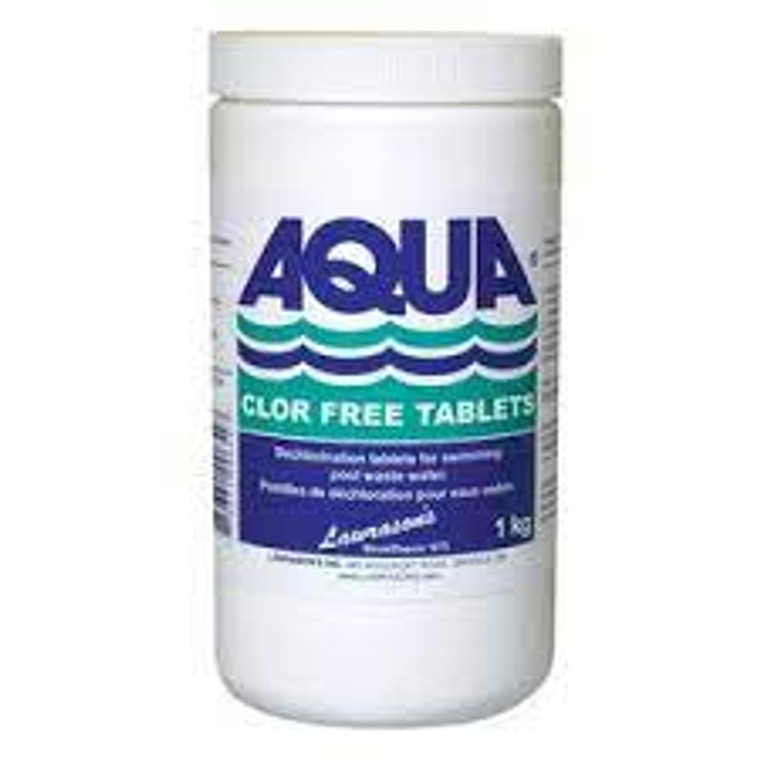 Dive into the future of hassle-free pool maintenance with Aqua Clor-Free Tablets! Say goodbye to the woes of swimming pool waste water as these ingenious dechlorination tablets work their magic. Weighing in at a generous 1kg, these tablets are your ticket to crystal-clear water without the chlorine blues. Keep your pool pristine and planet-friendly with Aqua Clor-Free Tablets – because your pool deserves nothing but the best!