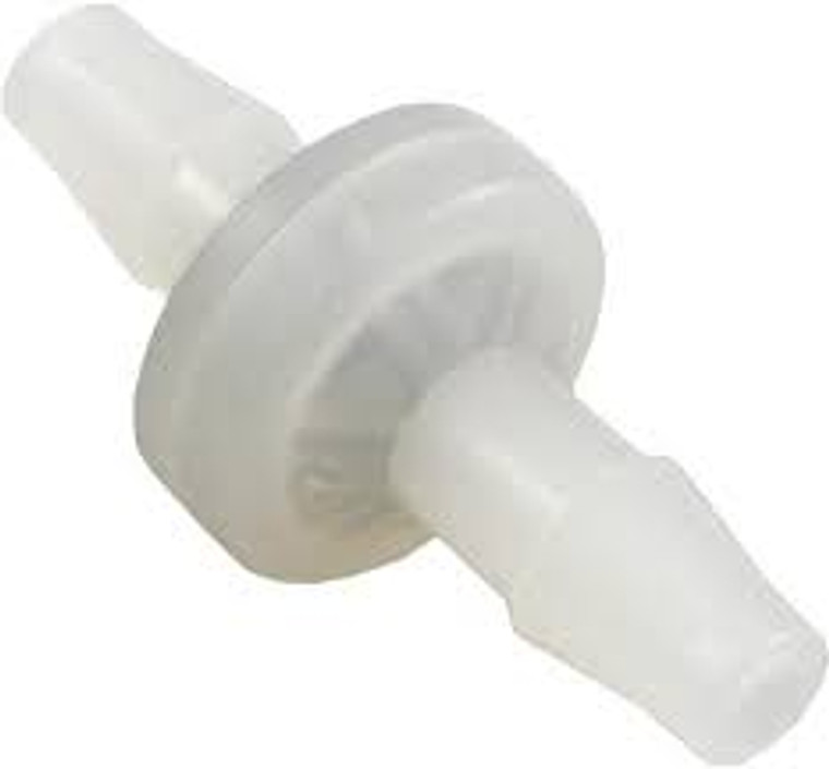 Introducing the CAL SPA 1/4 Inch Ozone Check Valve – the unsung hero of hot tub maintenance! When it comes to keeping your Cal Spa in tip-top shape, you need all the right parts, and this little guy is no exception. 

This 1/4 inch check valve may be small, but it plays a big role in your hot tub's ozone system. It's like the bouncer at the door of the spa party, making sure only the good ozone stuff gets in. No unwanted guests allowed!

With this Cal Spa Ozone essential, you can relax and enjoy crystal-clear water that's always ready for a dip. No more worrying about unwanted particles crashing your spa soirée.

So, why not add a touch of quirkiness to your hot tub maintenance routine? Grab the CAL SPA 1/4 Inch Ozone Check Valve and keep the ozone party exclusive, just the way you like it!