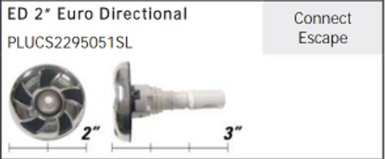 If you're in the market for a new jet insert euro cluster storm dir. int. motion esc with metal black nozzle in black, you've come to the right place! Our product is not only compatible with waterway housing, but it also works seamlessly with other makes and models such as calspa.
Our jet nozzles are designed to provide optimal performance and durability, making them a popular choice among spa owners. With our black metal nozzle, you can add a sleek and modern touch to your spa while also enjoying the benefits of high-quality water flow.
Don't settle for standard jet inserts that may wear out over time or break easily. Invest in our top-of-the-line euro cluster storm dir. int. motion esc with metal black nozzle for a superior spa experience. Not only will it enhance the overall look of your spa, but it will also ensure a relaxing and enjoyable soak every time.
Plus, with our compatibility with calspa and other popular makes and models, you can easily upgrade your existing spa without having to worry about compatibility issues. Trust us to provide you with the best jet nozzles on the market, and you won't be disappointed.PLUCS2295051S