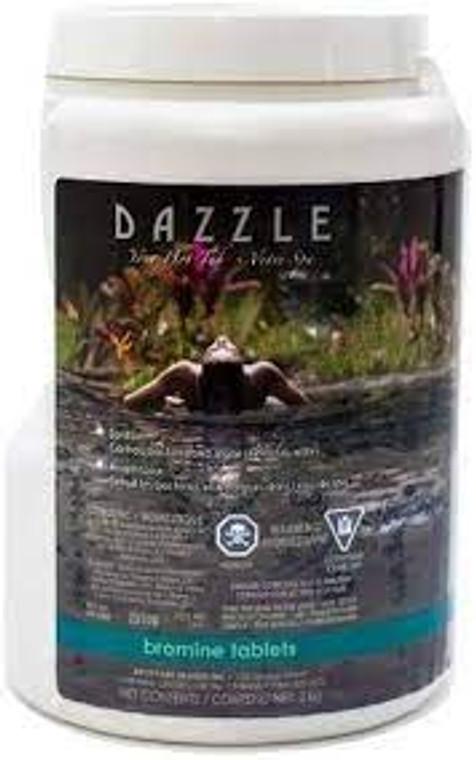 
Dazzle Hot Tub Bromine Tablets are a vital addition to any hot tub maintenance routine. These 2kg tablets are designed specifically for hot tubs, providing the right balance of chemicals to keep your tub clean and safe.
Why Use Dazzle Hot Tub Bromine Tablets?
Chemicals play a crucial role in maintaining the cleanliness of your hot tub. Without proper chemical treatment, your hot tub can quickly become a breeding ground for bacteria and algae. This not only poses a health risk to those using the tub but also leads to cloudy and unpleasant water.
That's where Dazzle Hot Tub Bromine Tablets come in. These tablets are formulated with high-quality ingredients that effectively disinfect and sanitize your hot tub water. They contain bromine, a powerful oxidizer that helps to break down organic contaminants and prevent the growth of bacteria.
Easy to Use
One of the main benefits of using Dazzle Hot Tub Bromine Tablets is their convenience. Simply place one tablet in your hot tub's floating dispenser or skimmer basket, and let it do its job. The slow-dissolving formula ensures an even distribution of chemicals in your hot tub, providing continuous sanitization.
Safe for Hot Tubs
Unlike other chemical treatments, Dazzle Hot Tub Bromine Tablets are specifically designed for use in hot tubs. They will not damage or corrode your tub's equipment and surfaces, ensuring a longer lifespan for your investment. Additionally, the low-dust formula minimizes any potential irritation to your skin and eyes.
Cost-Effective
Another advantage of using Dazzle Hot Tub Bromine Tablets is their cost-effectiveness. The slow-dissolving formula means you only need to replace them every 5-7 days, depending on the size and usage of your hot tub. This not only saves you money in the long run but also eliminates the need for daily or weekly maintenance.
Conclusion
In conclusion, Dazzle Hot Tub Bromine Tablets are a must-have for any hot tub owner looking to maintain clean and safe water. They provide an easy, safe, and cost-effective solution for keeping your hot tub in top condition. Invest in Dazzle's high-quality chemicals to ensure your hot tub remains a source of relaxation and enjoyment for years to come.  So, next time you're enjoying a soak in your hot tub, remember to thank Dazzle Hot Tub Bromine Tablets for keeping the water crystal clear and bacteria-free.  Happy soaking! 1-855-248-0777