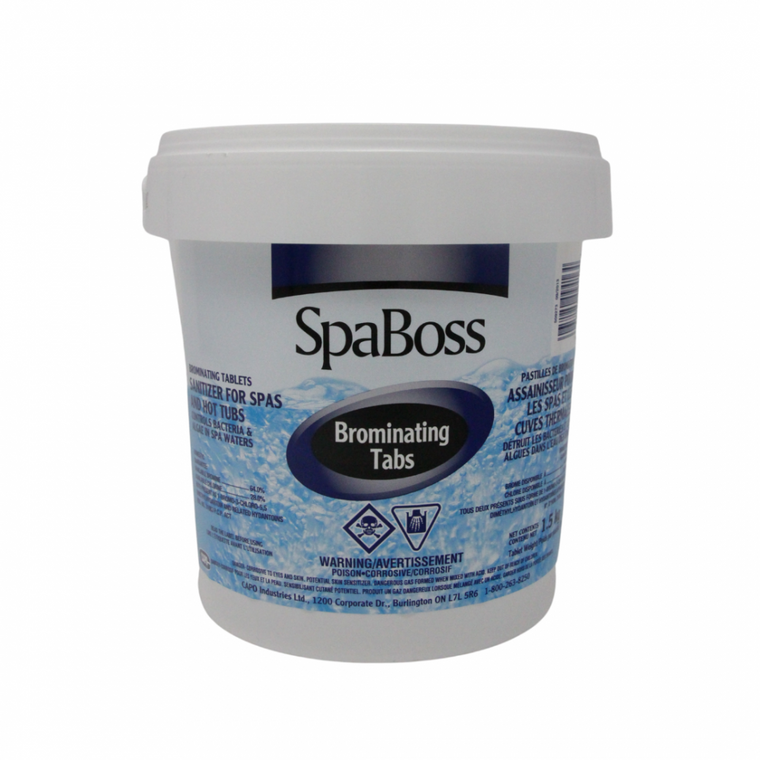 SpaBoss Bromine Tabs: Your Solution for a Clean and Safe Hot Tub Experience

Size : 1.5 Kg / 3.3 lbs

          1 inch Tablets

Hot tubs are a popular way to relax and unwind after a long day. But with warm water comes the perfect breeding ground for bacteria and algae to grow. This is where SpaBoss Bromine Tabs come in - they are specially designed 1.0" diameter tablets that effectively control and eliminate these unwanted contaminants in your spa or hot tub.

Easy to Use, Effective Results
SpaBoss Bromine Tabs are incredibly easy to use. Simply place them in a floater or other dispenser and let them work their magic. These tabs are completely soluble, meaning you don't have to worry about any residue left behind. They are also safe and effective for use in all types of spas and hot tubs.

Recharge with SpaBoss Spa Shock or Chlor Aid
To keep your spa water clean and clear, it is recommended to "recharge" the bromine tabs on a weekly basis. This can easily be done using SpaBoss Spa Shock or Chlor Aid. This will ensure that your hot tub water remains bacteria and algae-free, providing you with a hygienic and enjoyable experience every time.

Say Goodbye to Bacteria and Algae
The main purpose of SpaBoss Bromine Tabs is to control bacteria and algae in your hot tub or spa water. These tabs work by disinfecting and oxidizing foreign matter from the water, effectively destroying any potential threats. Unlike chlorine, bromine tabs have less odor and are less likely to cause skin or eye irritation for most bathers, making them a more desirable option.

Versatile and Convenient
One of the great things about bromine tabs is that they work at a wider range of pH levels compared to chlorine. This makes them an ideal choice for hot tubs, where maintaining the proper pH balance can be a bit more challenging. However, it is important to note that these tabs require water flow to dissolve, so they should always be placed in a floating dispenser and should not come into direct contact with the spa water.

Maintaining Proper Bromine Levels
To ensure the effectiveness of your bromine tabs, it is recommended to maintain a daily level of 3-5 ppm (parts per million) of bromine in your hot tub water. This can easily be monitored with test strips specifically designed for hot tubs and spas. In addition, using a non-chlorine shock, such as SpaBoss Spa Shock, can help regenerate the bromine levels and keep your spa water clean and clear.

A Note on pH Levels
As with any pool or spa treatment, bromine tabs can affect the pH and total alkalinity levels in your hot tub water. It is important to regularly test these levels and make adjustments as needed using a pH increaser or decreaser. This will not only ensure the effectiveness of your bromine tabs but also keep your hot tub water balanced and safe for use.

In Conclusion
SpaBoss Bromine Tabs are a reliable and convenient solution for keeping your hot tub or spa water clean, clear, and safe. With easy-to-use tablets and the ability to recharge with spa shock, these tabs make maintenance hassle-free. Say goodbye to bacteria and algae with SpaBoss Bromine Tabs - your go-to solution for a refreshing hot tub experience every time.



SpaBoss Bromine Tabs are comparable to:

Arctic Pure Bromine tablets
Beachcomber Bromine Disc
Rendezvous Brominating Tablets
Leisure Time Brom  Tabs
Spa Essentials Brominating Tablets
Spa Guard Bromine Tablets
Dazzle Bromine Tablets