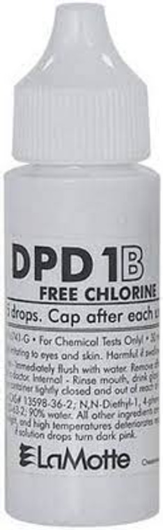 

 Testing the Water in Your Hot Tub
Regularly testing the water in your hot tub is an essential part of maintenance to ensure that it remains clean and safe for use. One of the key components in this process is using a reliable testing reagent, such as the LaMotte DPD 1B Reagent.
This 60ml reagent is specifically designed for hot tub water testing and provides accurate results for both chlorine and bromine levels. It is a crucial tool in maintaining the proper chemical balance in your hot tub, which is vital for its longevity and the health of those who use it.
The Importance of Water Testing
Hot tubs are a great way to relax and unwind, but they also provide an ideal environment for bacteria and other harmful microorganisms to grow. If not properly maintained, these can cause skin irritations, eye infections, and even respiratory issues.
Regularly testing the water in your hot tub allows you to monitor the levels of chlorine or bromine, pH, alkalinity, and calcium hardness. These levels should be within specific ranges for optimal sanitation and comfort. Without proper testing, it is difficult to know if these levels are too high or too low, which can lead to various issues.
Using the LaMotte DPD 1B Reagent
The LaMotte DPD 1B Reagent is a colorimetric test that uses a dye solution to indicate the presence of free chlorine or bromine in your hot tub water. This reagent works with the LaMotte Insta-Test 3 and Insta-Test 5 test strips, which provide a quick and accurate method of testing your hot tub water.
To use the DPD 1B Reagent, simply fill the testing vial with your hot tub water and add five drops of reagent. Close the vial and gently swirl to mix the solution. The color of the water will change depending on the levels of chlorine or bromine present, and you can compare this color to a chart provided with the test strips to determine the exact level.
Additional Tips for Water Testing
In addition to using a reliable reagent like LaMotte DPD 1B, here are some additional tips for testing the water in your hot tub:
Test the water at least once a week, but more frequently if the hot tub is used heavily.
Adjust chemical levels as needed to maintain proper balance. 
Shock the hot tub after heavy use or when the water looks cloudy.
Consider draining and refilling your hot tub every 3-4 months, depending on usage and test results.
Always follow the manufacturer's instructions for hot tub maintenance and chemical use.
By regularly testing your hot tub water and using a trusted reagent like LaMotte DPD 1B, you can ensure that your hot tub remains clean, safe, and enjoyable for everyone to use. So don't neglect this important aspect of hot tub maintenance – test your water and keep your hot tub in top condition.  So, the next time you take a dip and relax in your hot tub, you can do so with peace of mind knowing that the water is clean and properly balanced.  Happy soaking! 
  So go ahead, grab your LaMotte DPD 1B Reagent and make sure your hot tub is ready for its next use. With proper maintenance and regular testing, your hot tub will continue to provide a luxurious and rejuvenating experience for years to come. Keep in mind that water testing is just one aspect of hot tub maintenance – don't forget to also regularly clean the filters, check the heater, and monitor other components for optimal performance.
  In conclusion, maintaining a clean and safe hot tub is essential for both the longevity of the hot tub and the health of those who use it. Regularly testing the water with a reliable reagent like LaMotte DPD 1B is a crucial part of this maintenance process. So, make sure to prioritize water testing in your hot tub routine and enjoy all the benefits that come with it!  Happy soaking! 1-855-248-0777 