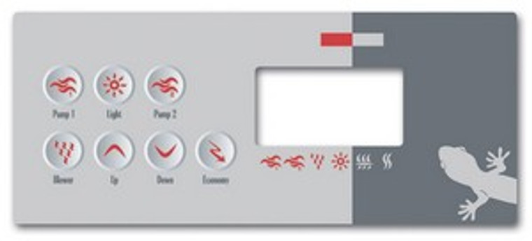 Gecko Overlay TSC-8 GE-2 Pump (7 Button) 
The Gecko Overlay TSC-8 GE-2 Pump is a state-of-the-art control panel designed specifically for use with hot tubs and spas. With its sleek design and user-friendly interface, it makes controlling your spa's pump and other functions a breeze.
This particular model features 7 buttons, giving you easy access to all the essential functions of your spa. The ***TSC-8 (Topside Control 8) panel is specifically designed for use with Gecko's patented ***In.Touch2 system, allowing you to remotely control your spa from anywhere using your smartphone or tablet.
Features of the TSC-8 GE-2 Pump
Easy to Use: The TSC-8 GE-2 Pump features a simple and intuitive interface, making it easy for anyone to control their spa. The buttons are labeled clearly and the display is bright and easy to read.
Customizable Settings: With this control panel, you can easily customize your spa experience by setting the desired temperature, activating jets, or controlling other functions according to your preferences. This makes it easy to create the perfect spa experience every time.
Remote Control: With the In.Touch2 system, you can control your spa remotely from your smartphone or tablet. This allows you to adjust settings, turn on jets, and even check maintenance status from anywhere, making it convenient and hassle-free.
Diagnostic Functions: The TSC-8 GE-2 Pump also has built-in diagnostic functions that can help troubleshoot any issues with your spa. This makes it easier to identify and address problems, ensuring a smooth and enjoyable spa experience.
Compatible with Multiple Gecko Systems: The TSC-8 GE-2 Pump is compatible with multiple Gecko systems, allowing you to easily upgrade your spa's control panel without having to replace  the entire system.
Installation and Maintenance
Installing the Gecko Overlay TSC-8 GE-2 Pump is simple and can be done by a certified technician. Regular maintenance, such as cleaning the panel and checking for any loose connections, is recommended to ensure optimal performance.
To clean the control panel, simply use a soft cloth with mild soap and water. Avoid using harsh  chemicals or abrasive cleaners as these can cause damage to the panel's surface. It is also important to regularly check for any loose connections and tighten them if necessary.
In addition, it is recommended to consult the user manual for specific maintenance instructions and troubleshooting tips. Proper maintenance can prolong the lifespan of your TSC-8 GE-2 Pump and ensure that it continues to provide reliable and efficient control of your spa's functions.
In Summary
The Gecko Overlay TSC-8 GE-2 Pump offers a sleek design, user-friendly interface, and various features that make it the perfect control panel for any hot tub or spa. Its compatibility with multiple Gecko systems and remote control capabilities through the In.Touch2 system make it a convenient and versatile choice. Proper installation and maintenance can ensure the longevity and optimal performance of this top-of-the-line control panel.  So why wait? Upgrade your spa experience with the Gecko Overlay TSC-8 GE-2 Pump today!  Stay relaxed, stay in control.  Happy soaking!  1-855-248-0777 