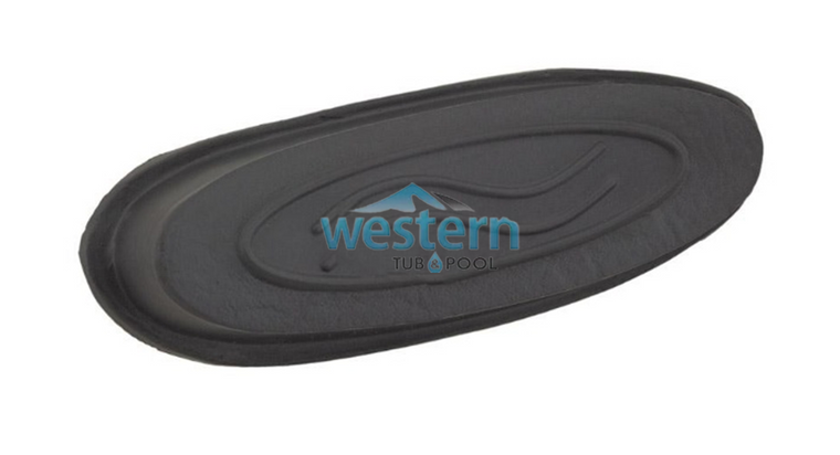 Front view of the Cal Spa Neck Blaster Replacement Pillow Insert Dark Grey - ACC01400871