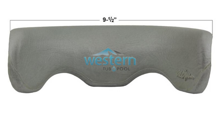 Front view of the Cal Spa Neck Blaster Replacement Headrest Pillow Smooth 1379 - ACC01400882