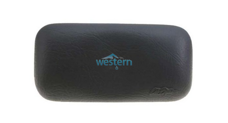 Front view of the Cal Spa Small Premier 835 Grey Replacement Headrest Pillow - ACC01400210 