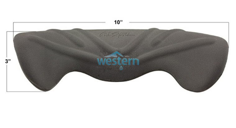 Front view of the Cal Spas Quad Blaster Replacement Headrest Pillow 2 Pins - ACC01401000