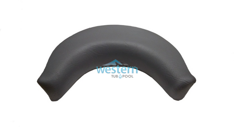 Front view of the Artesian Spas Charcoal Replacement Neck Pillow Headrest - 26-0075-85 with watermark